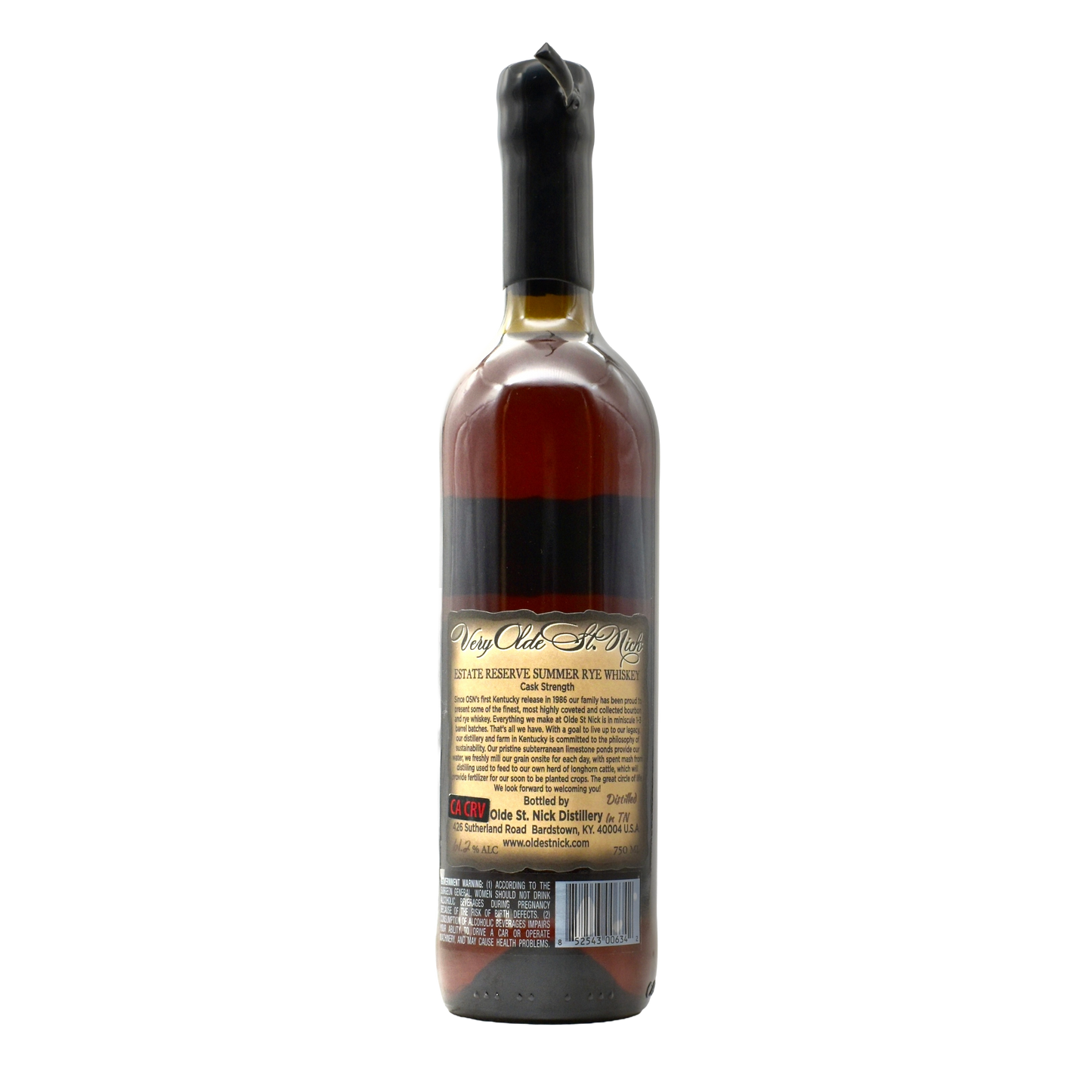 Very Olde St. Nick Summer Rye Whiskey 750ml