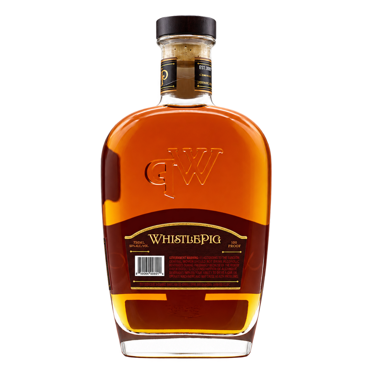 WhistlePig 12 Year Old World Single Barrel Maple Crème Brûlée Cask Rye Whiskey