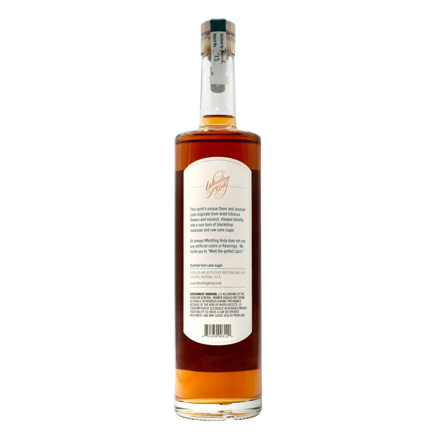 Whistling Andy Hibiscus Coconut Rum 750ml