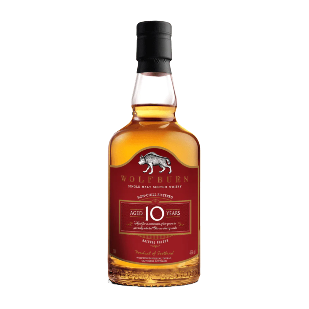Wolfburn 10 Years Old Single Malt Scotch Whisky 700ml