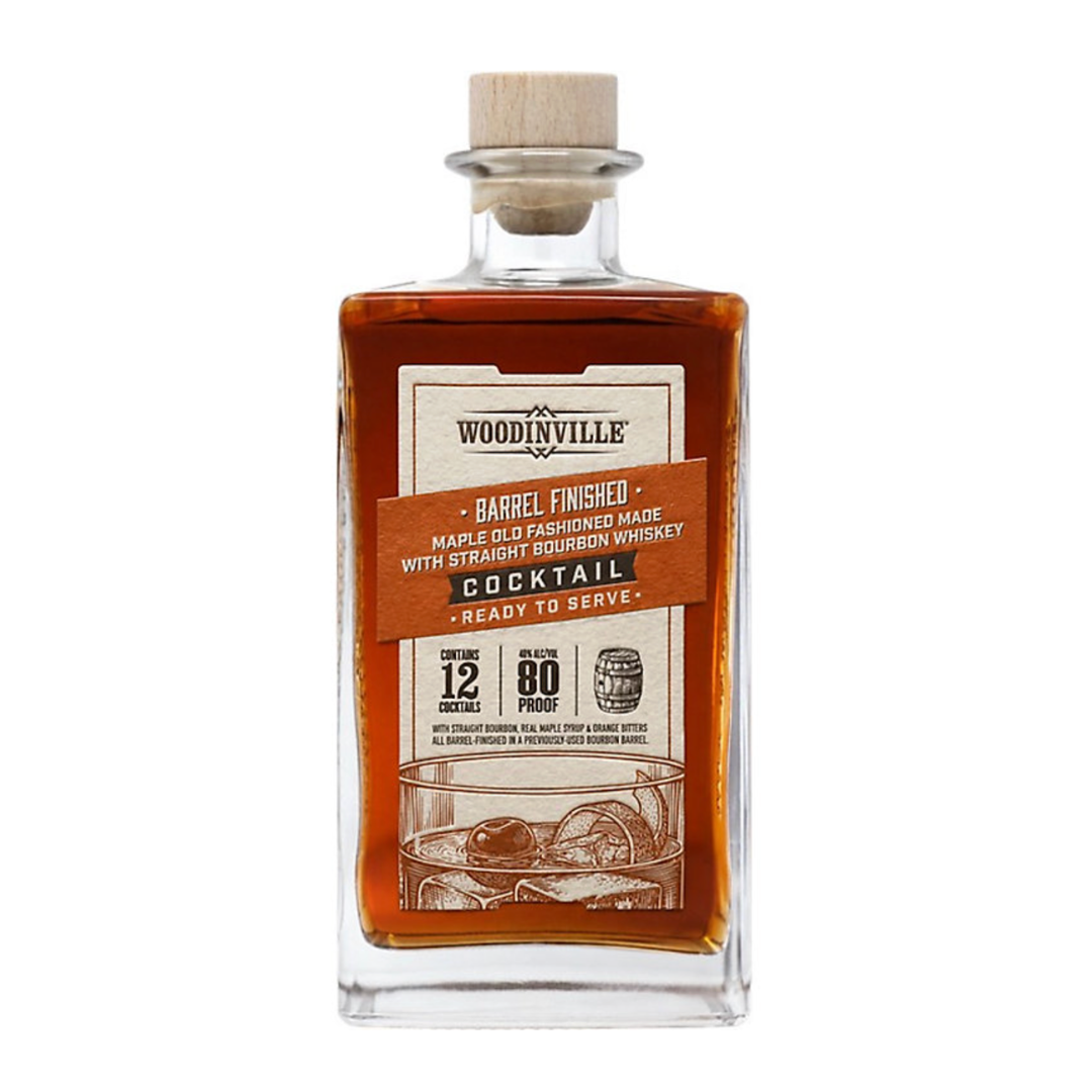 Woodinville Whiskey Co. Maple Old Fashioned Barrel Finished Cocktail