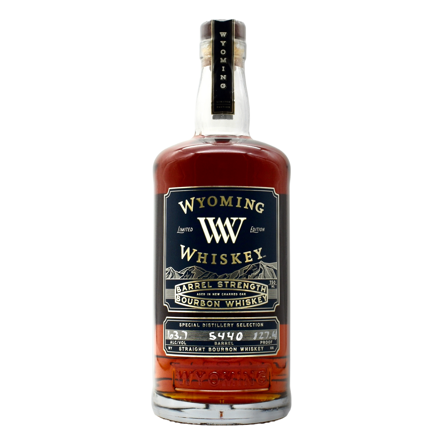 Wyoming Whiskey Barrel Strength Bourbon 750ml