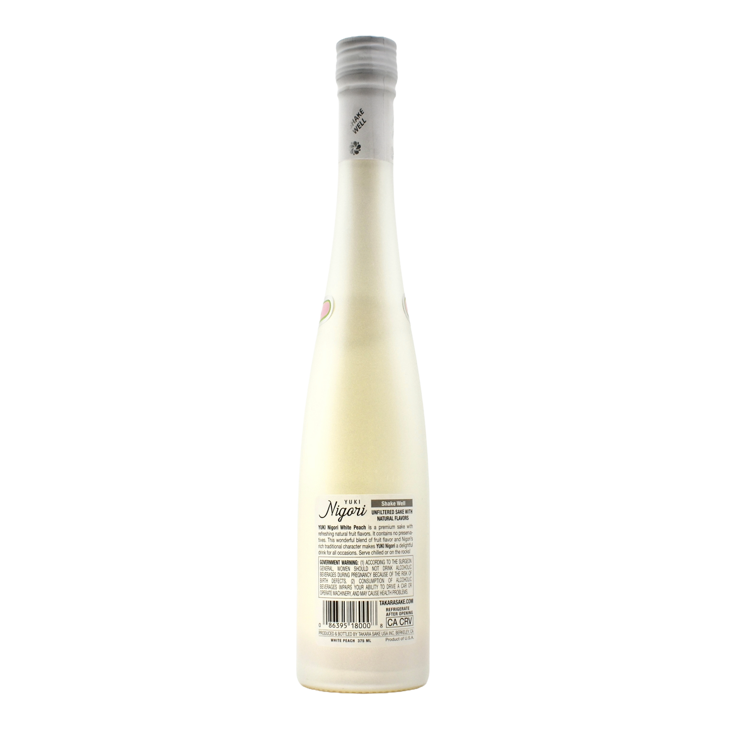 Yuki Nigori White Peach Sake 375ml