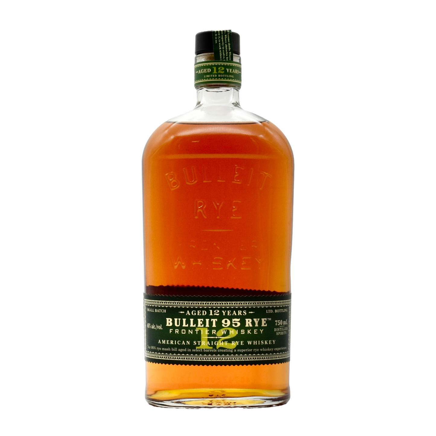Bulleit Rye Whiskey 12Yr 750ml
