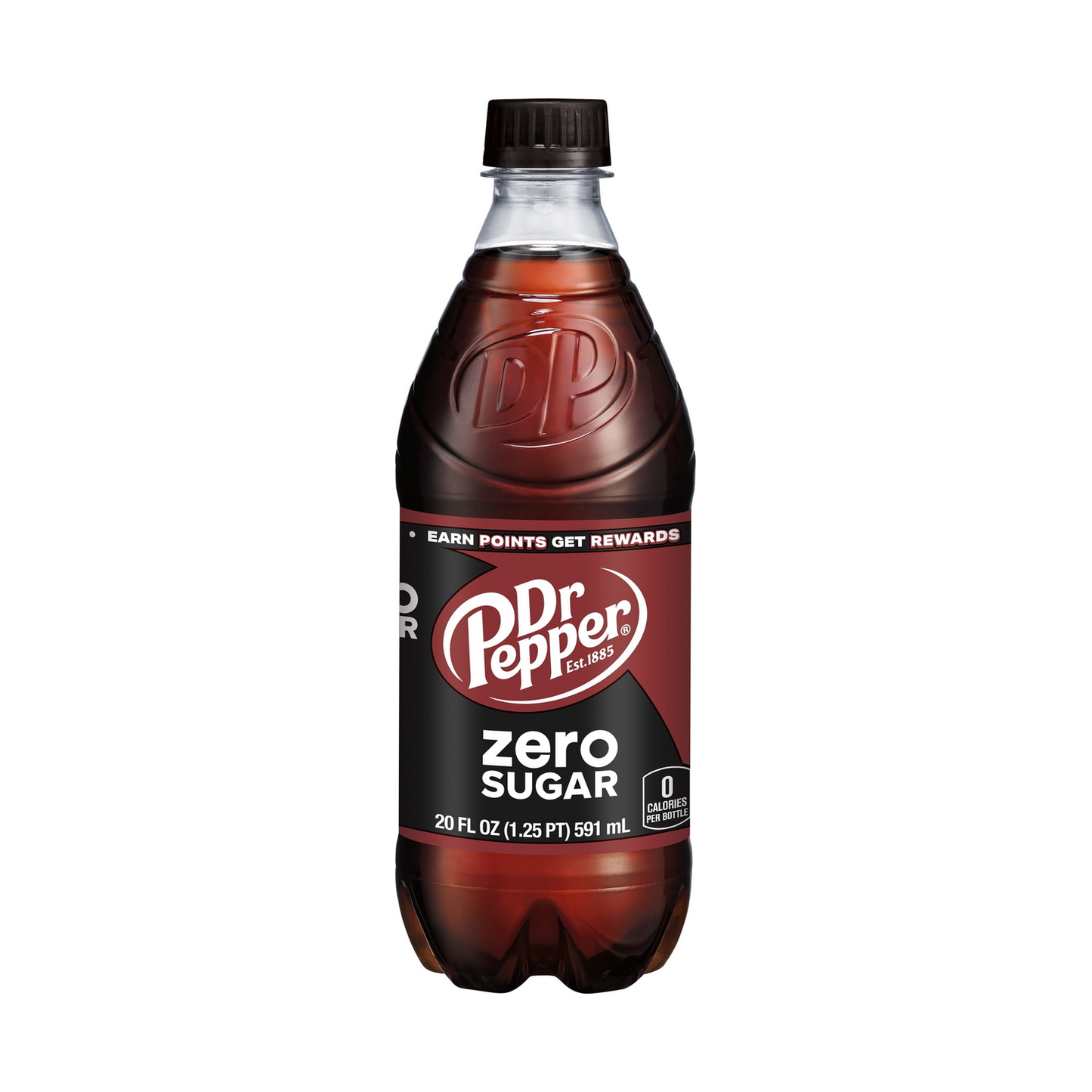 Dr Pepper Zero Sugar 20 oz Bottle