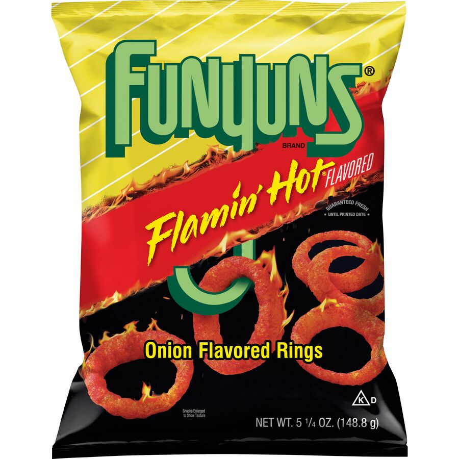 Funyuns Flamin' Hot Flavored Onion Rings 5.25 oz