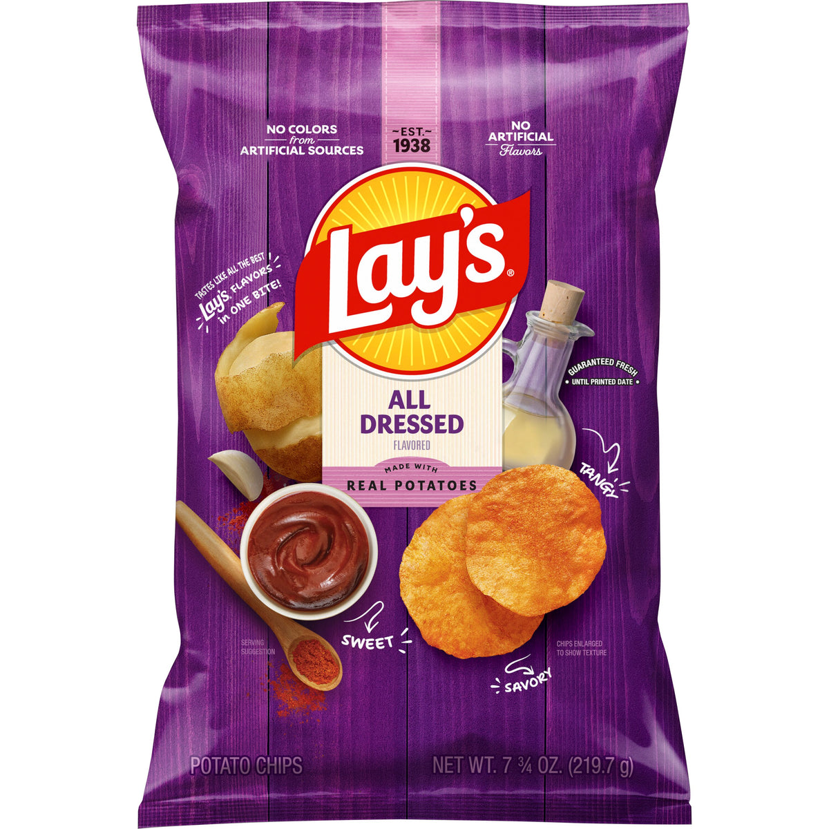 Lay's All Dressed Potato Chips 7.75 oz
