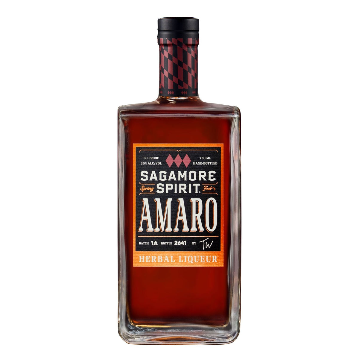 Sagamore Spirit Amaro 750 mL bottle front, square image