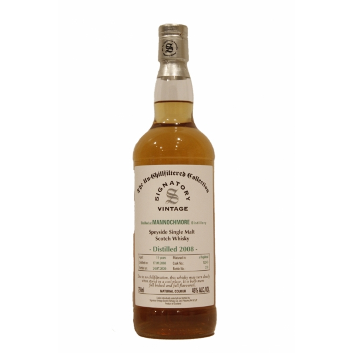 Signatory Vintage Mannochmore 11 Year Old Hogshead 700ml