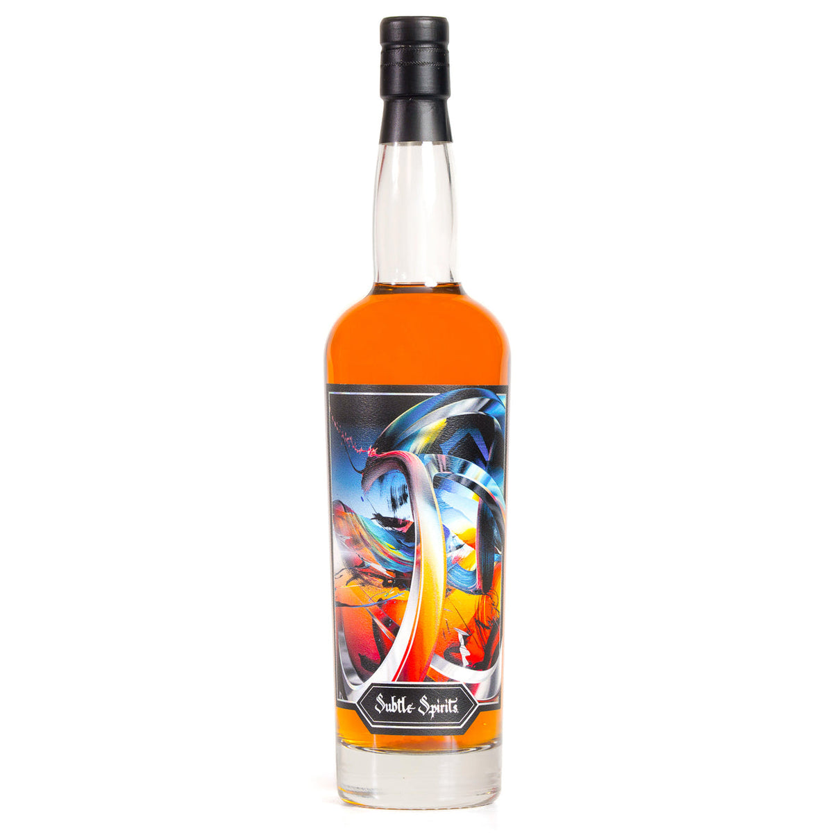 Subtle Spirits Reverb Malt Whiskey – full-height bottle on square white background