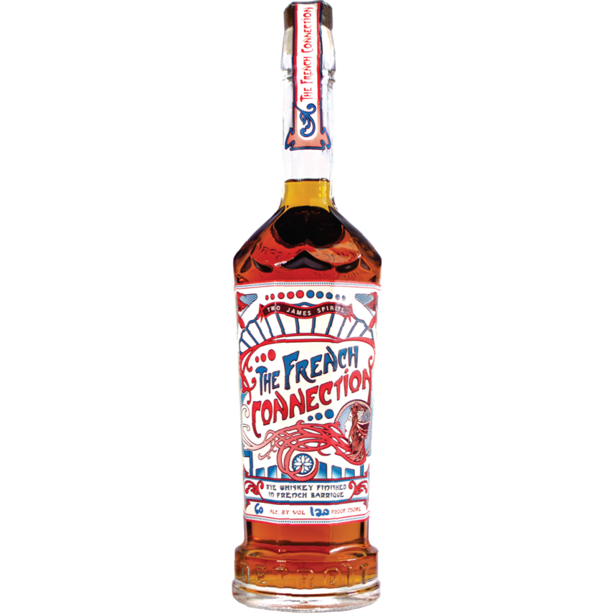 Two James French Connection Whiskey 750ml