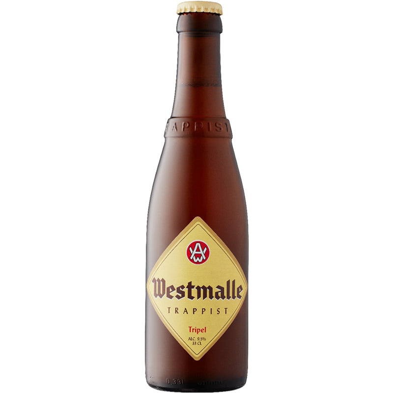 Westmalle Trappist Tripel Belgian Ale 11.2oz bottle front