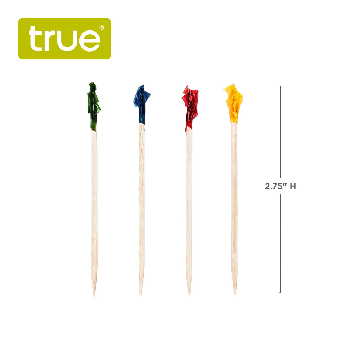 Party Frilled Appetizer Picks in Assorted Colors, 50ct