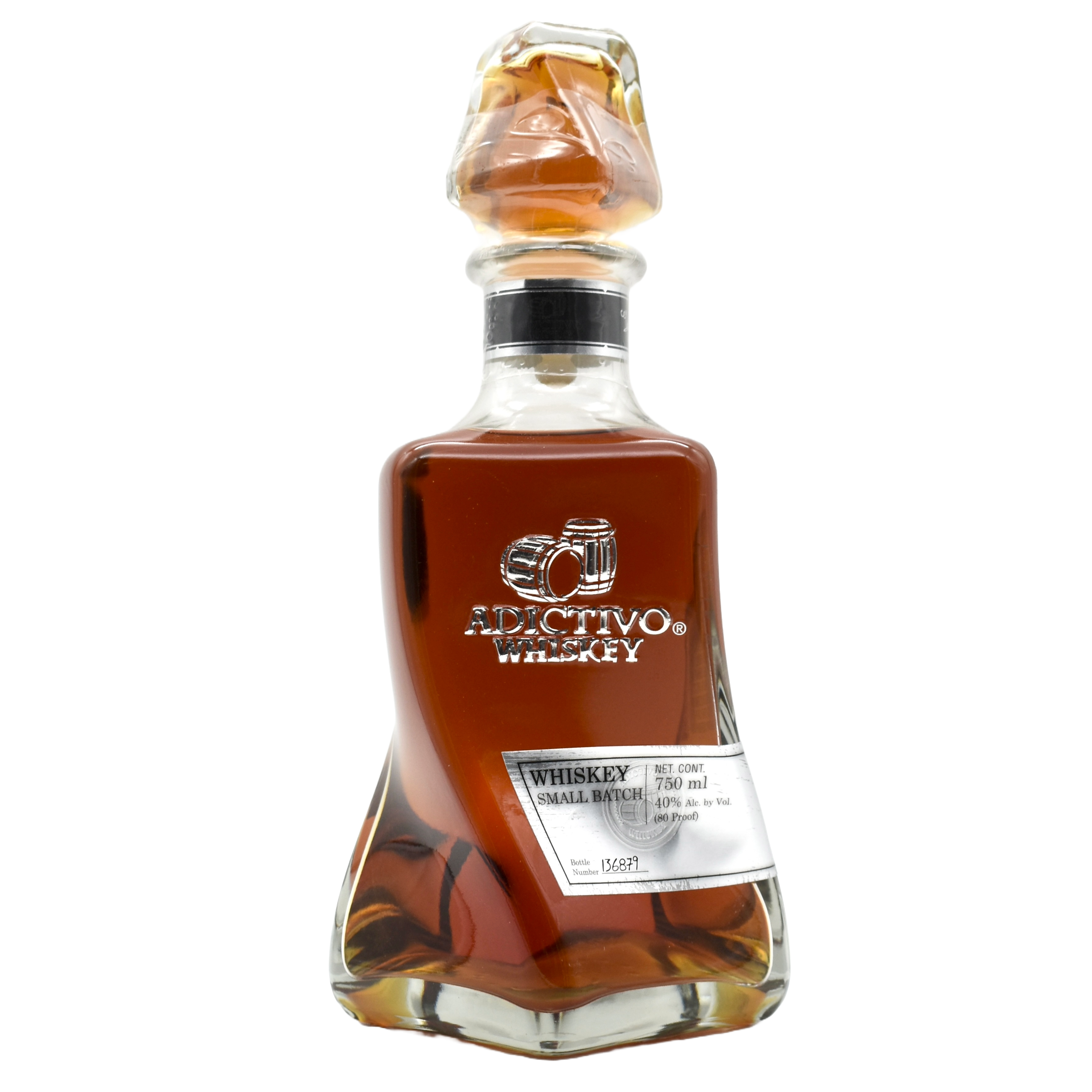 Adictivo Small Batch Whiskey bottle