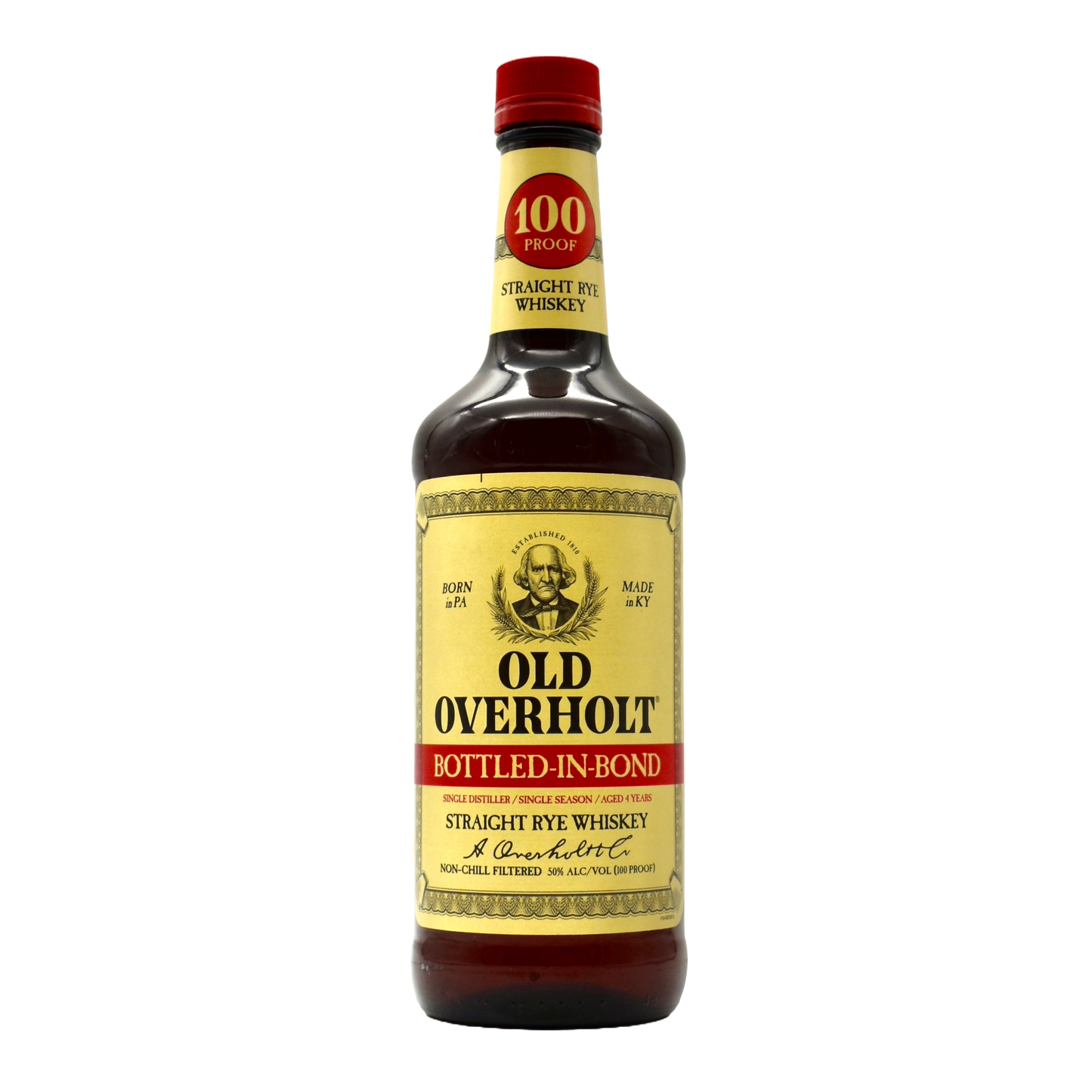 Old Overholt Straight Rye Whiskey Bonded 750ml