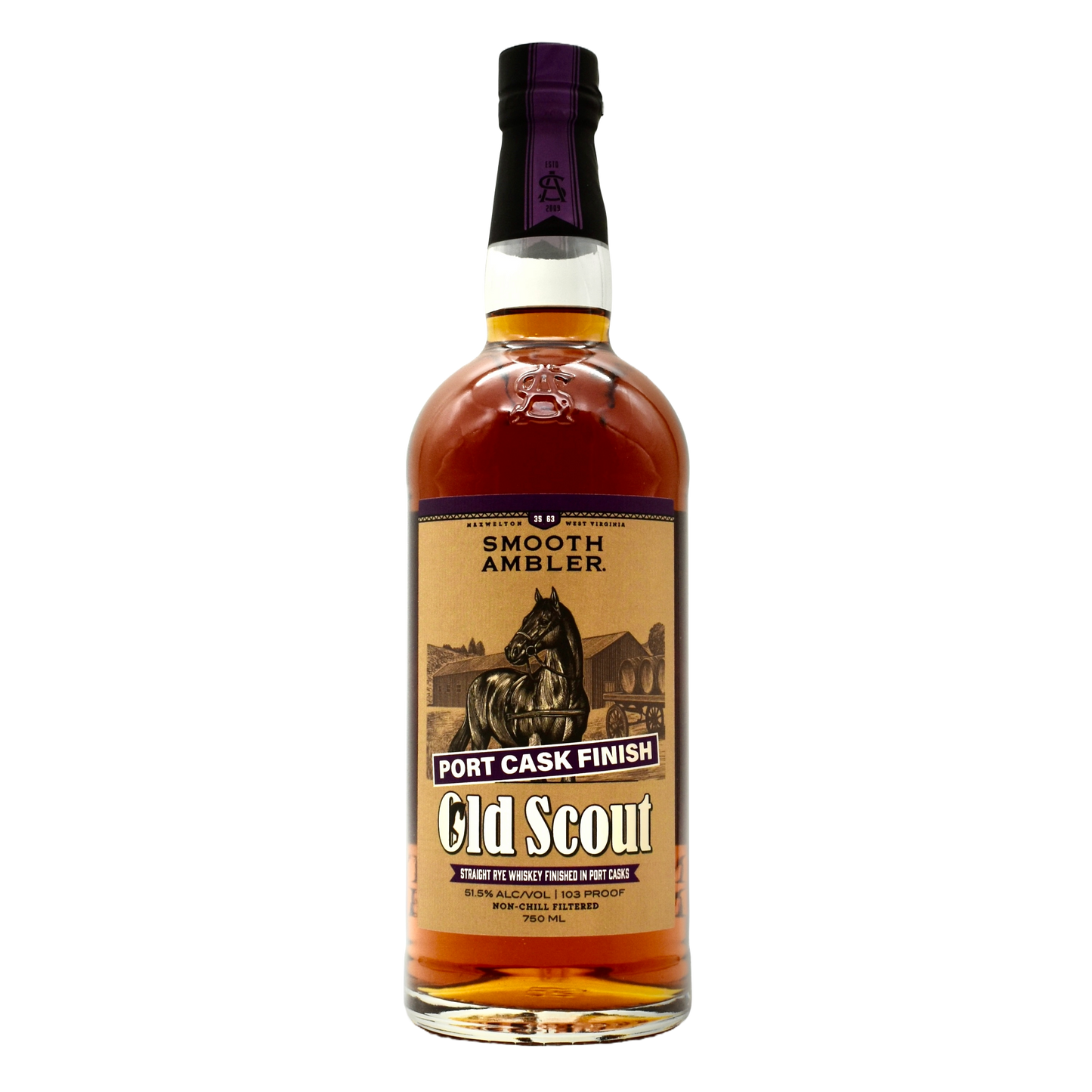 Smooth Ambler Rye Whiskey Old Scout Rye Port 750ml