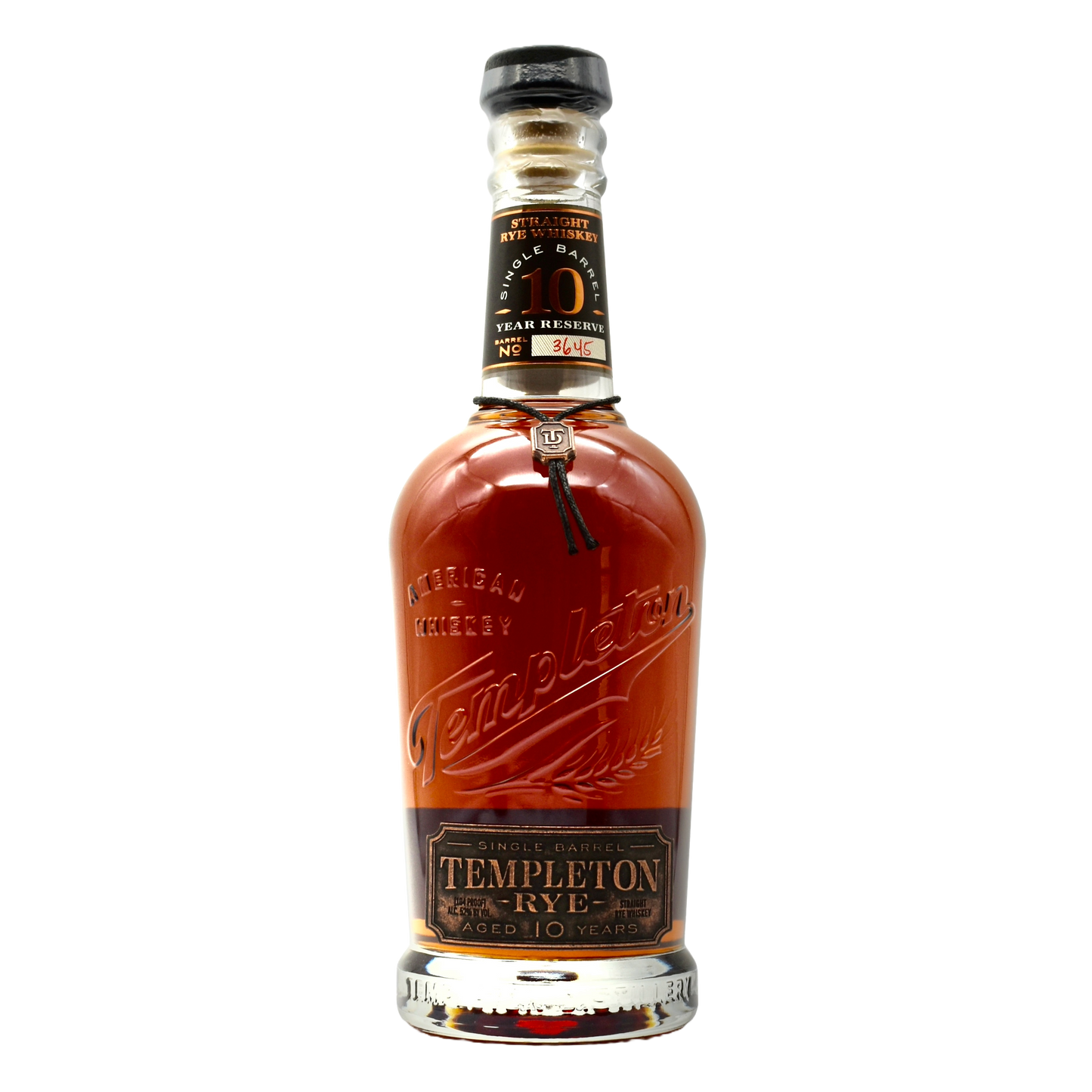 Templeton Rye Whiskey 10Yr 750ml