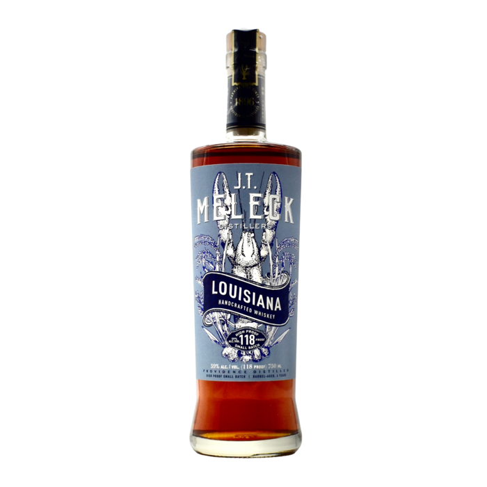 JT Meleck Louisiana High Proof Whiskey