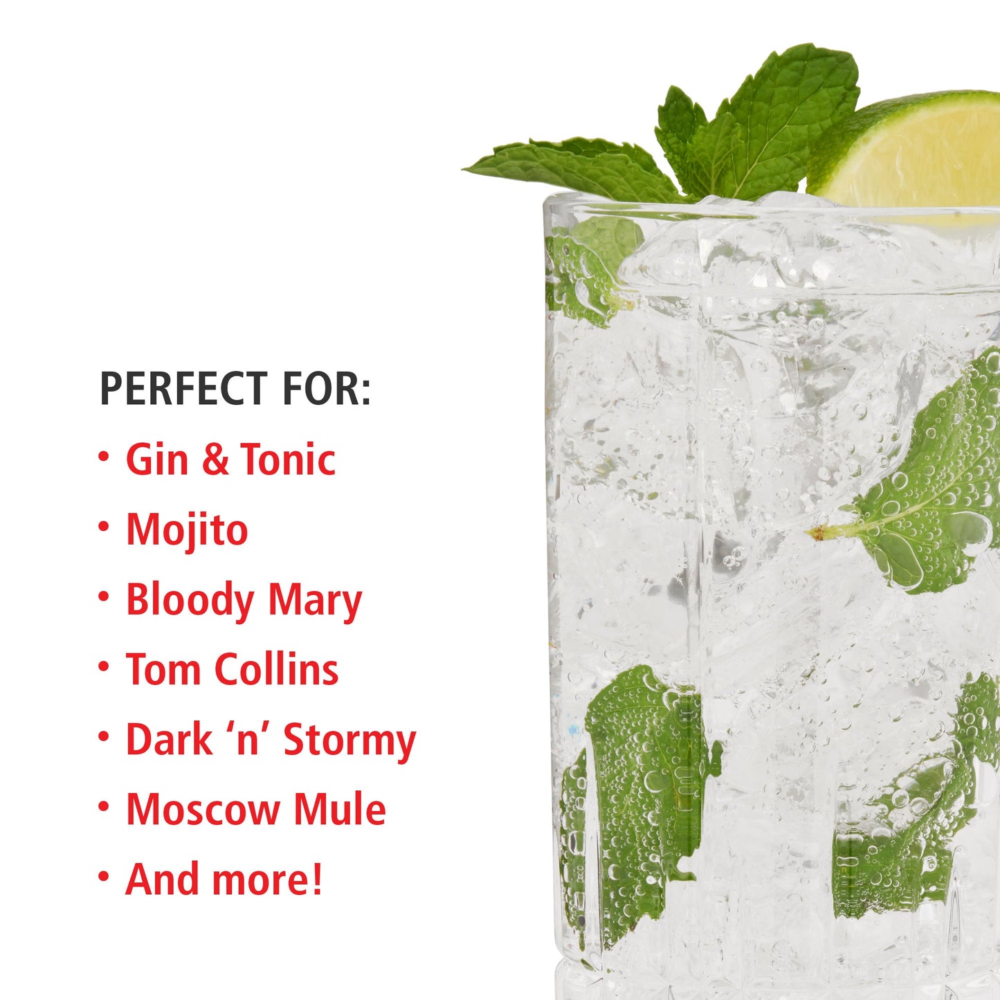 Perfect Longdrink Glasses, Set of 12