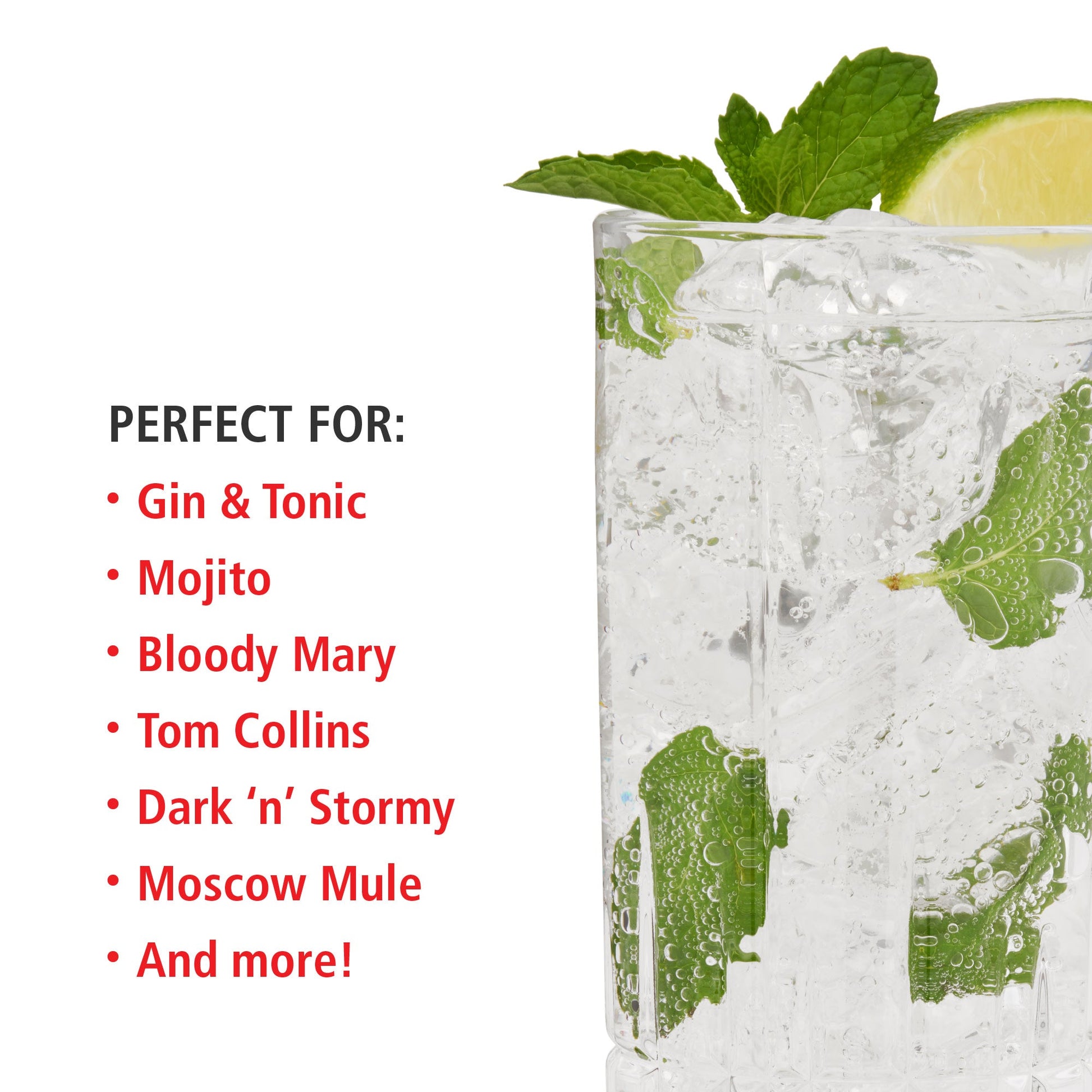 Perfect Longdrink Glasses, Set of 12