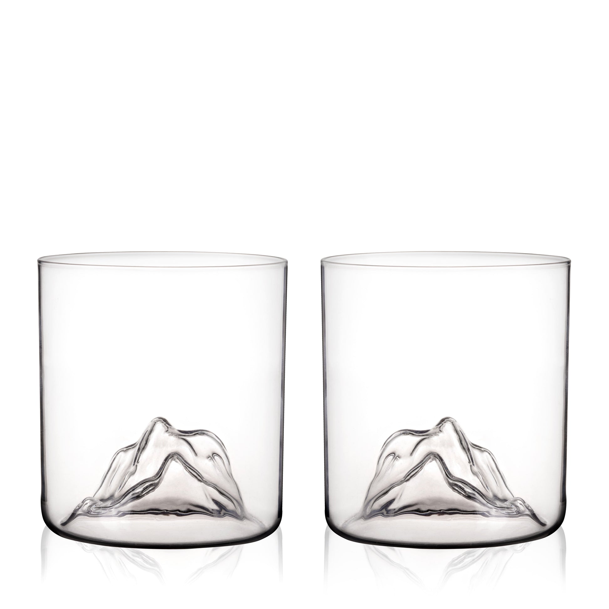Mountain Crystal Tumblers, Set of 2