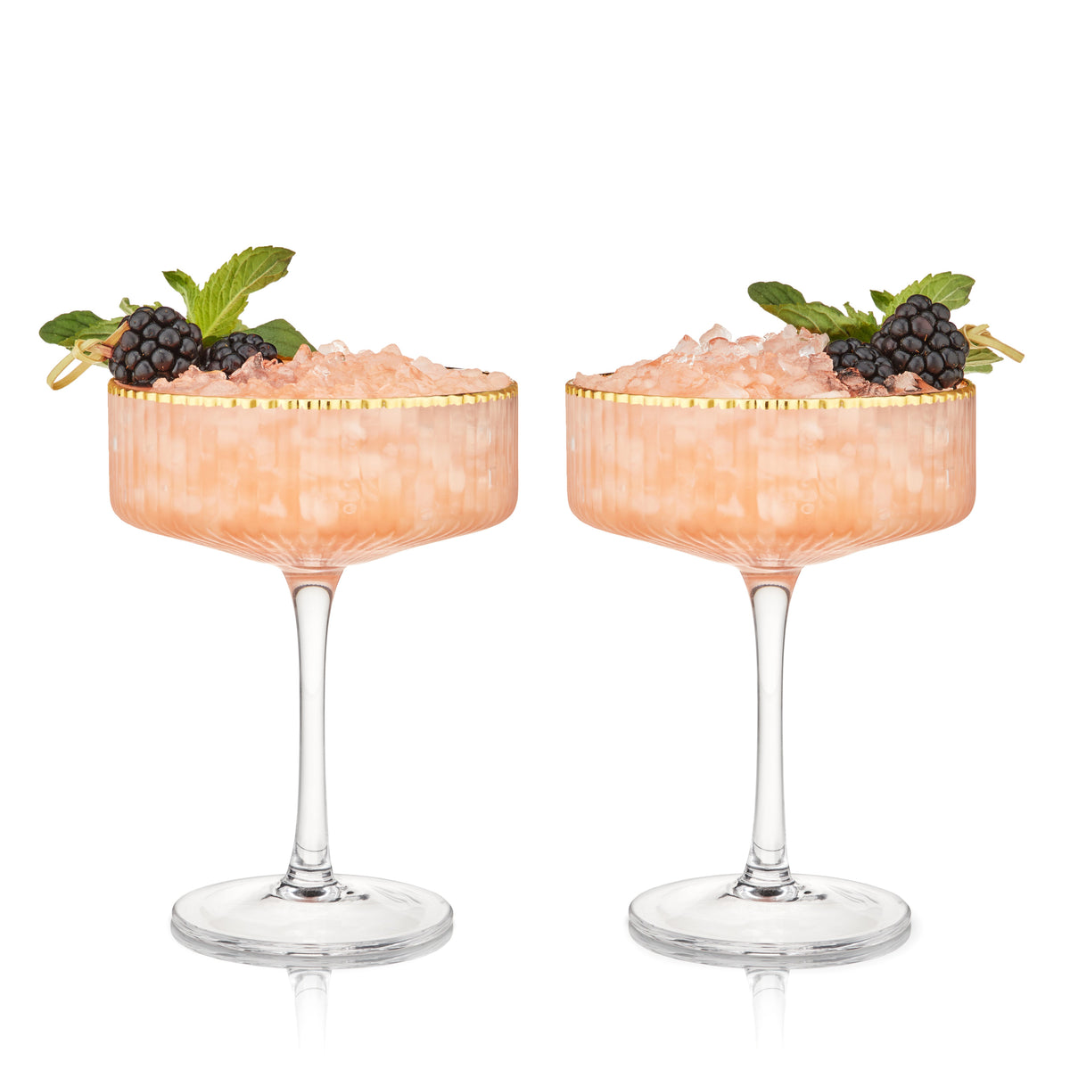 Meridian Crystal Coupe Glasses, Set of 2