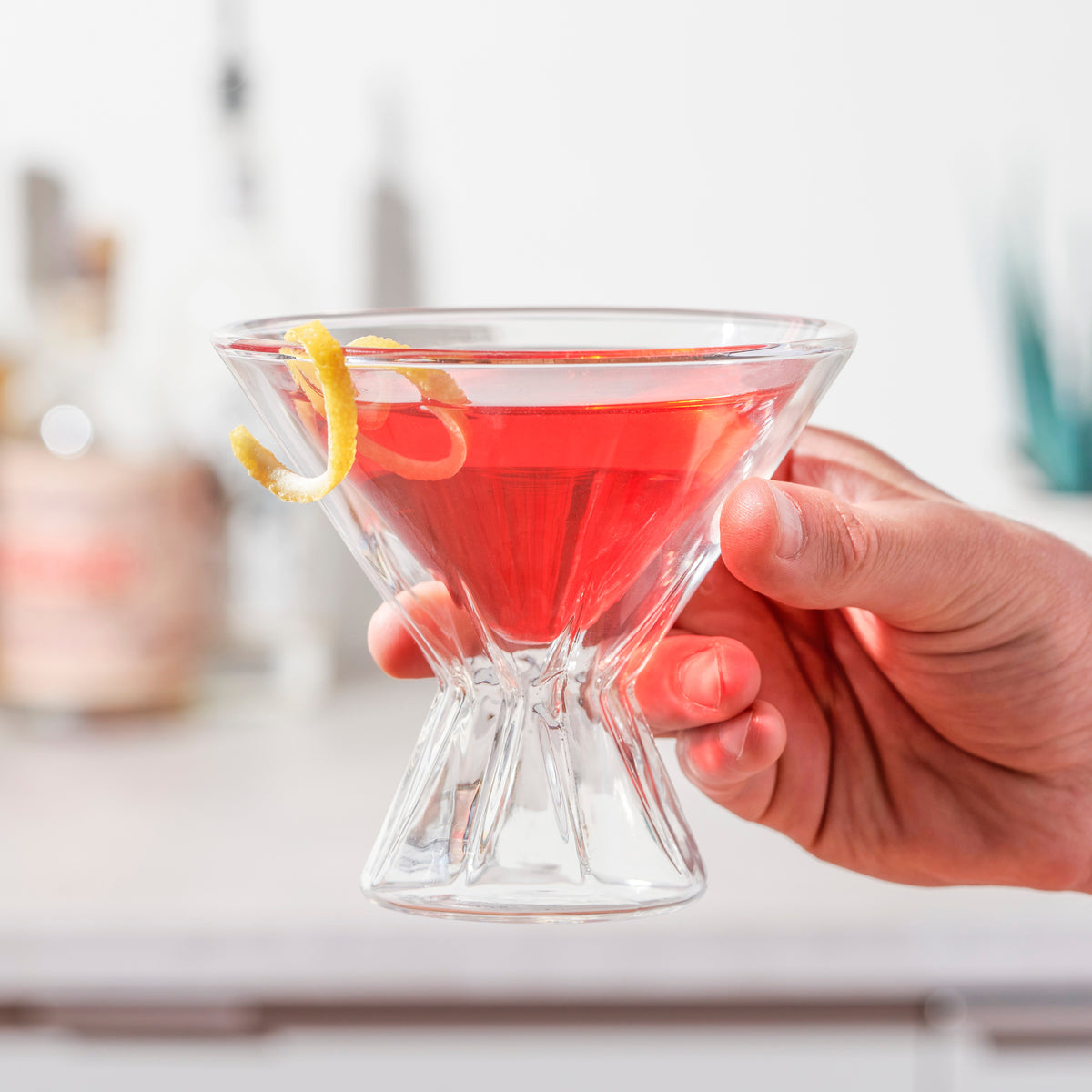 Double Walled Martini Glasses, Set of 2