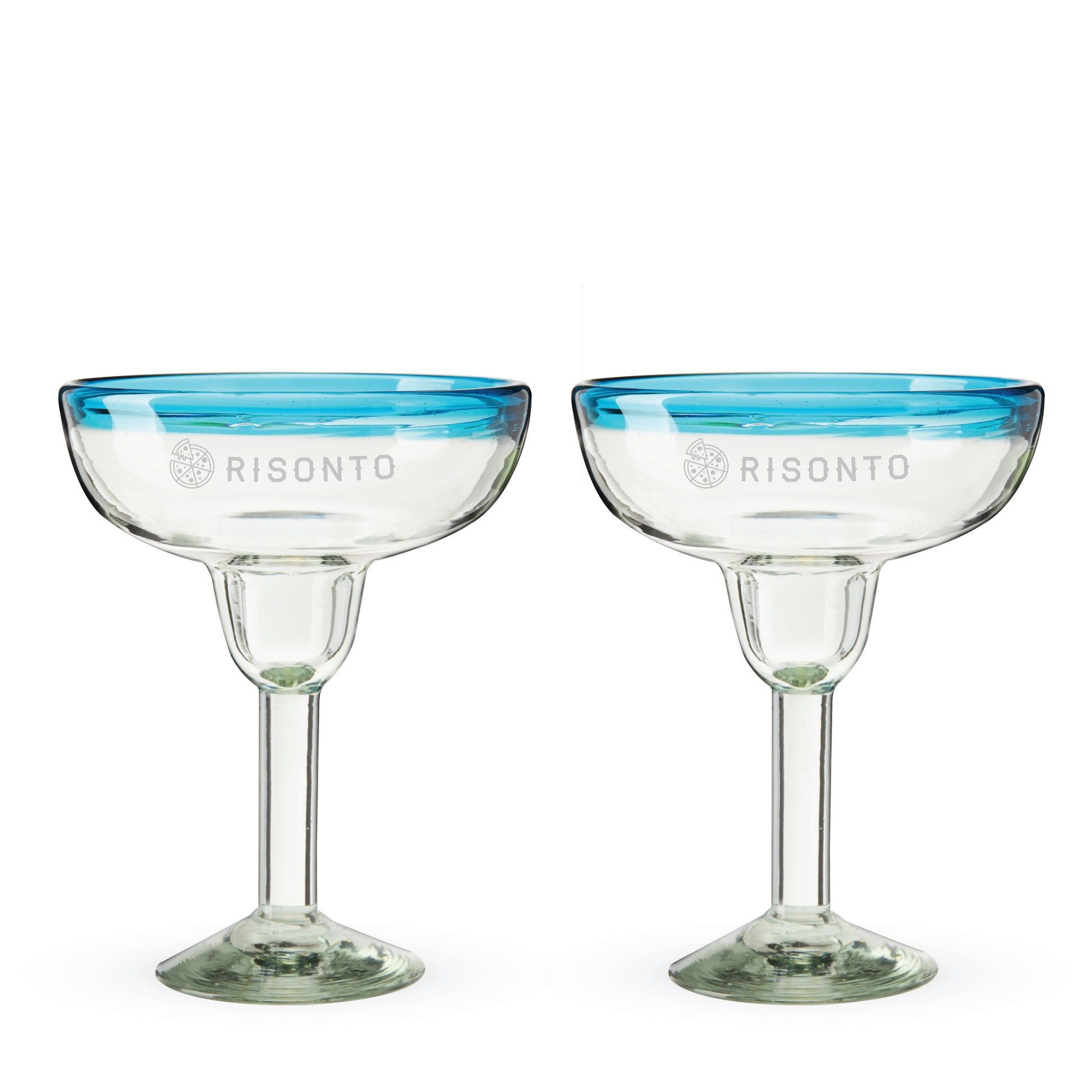 Segunda Vida Primavera Recycled Margarita Glasses, Set of 2