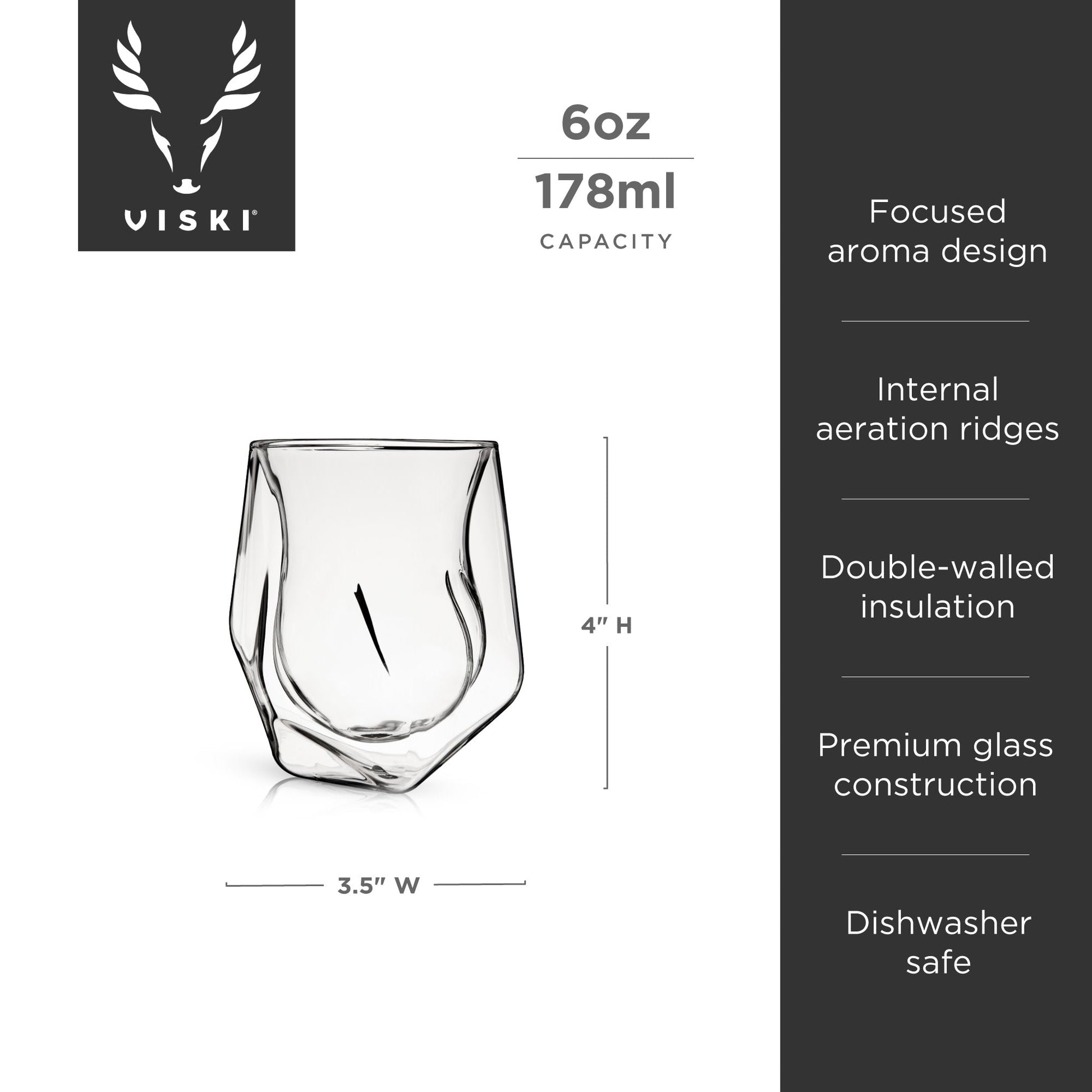 Aerating Whiskey Taster, Set of 2