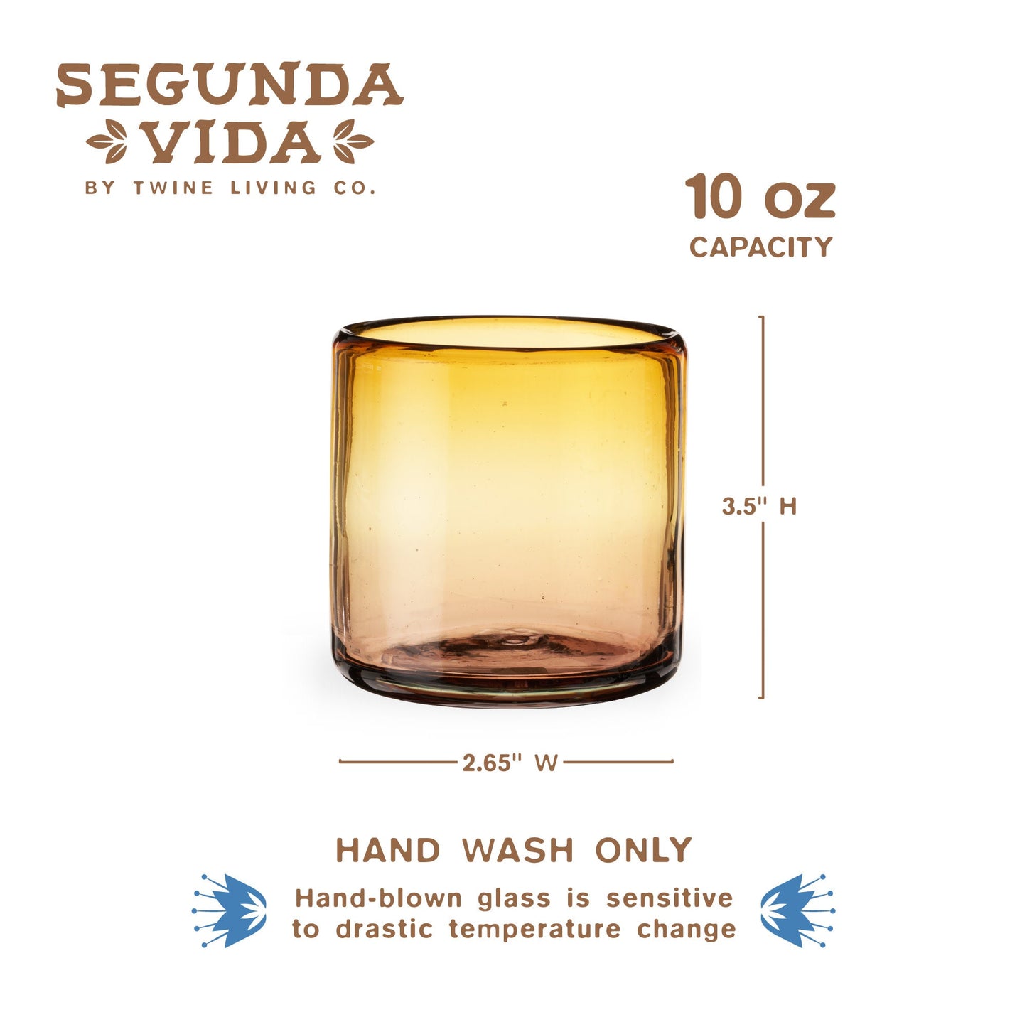 Segunda Vida El Ocaso Recycled Tumblers, Set of 2