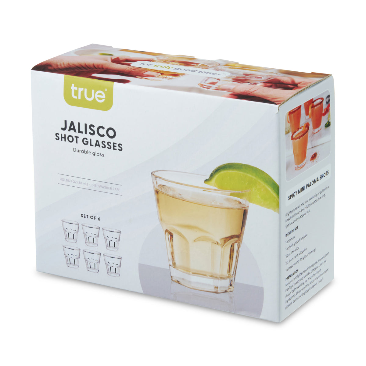 Jalisco 3 oz Shot Glasses, Set of 6