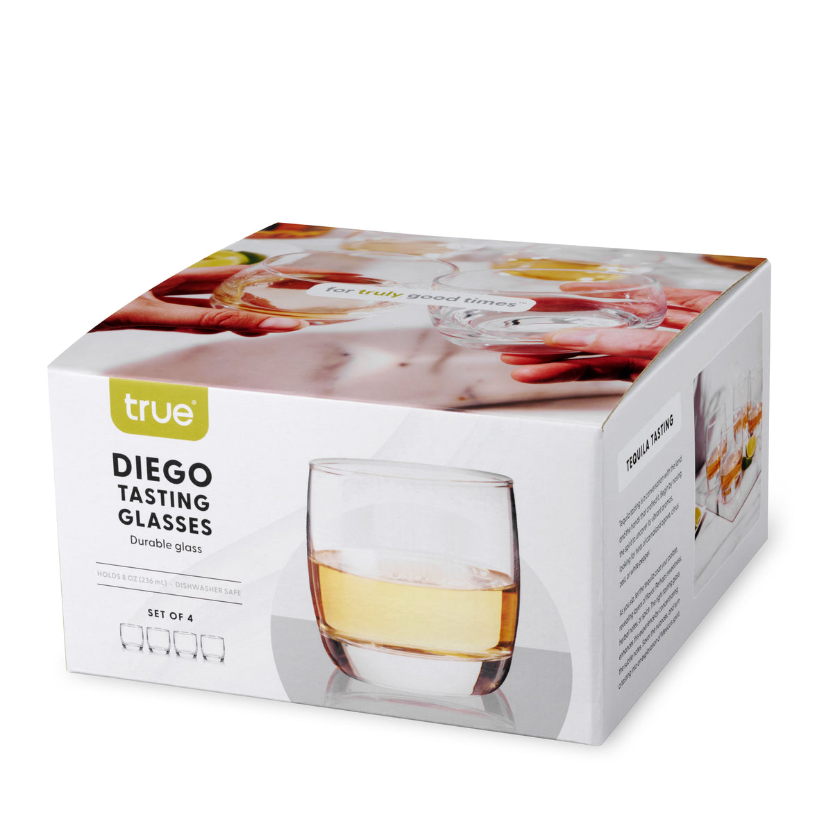 Diego Tasting Glasses, Set of 4