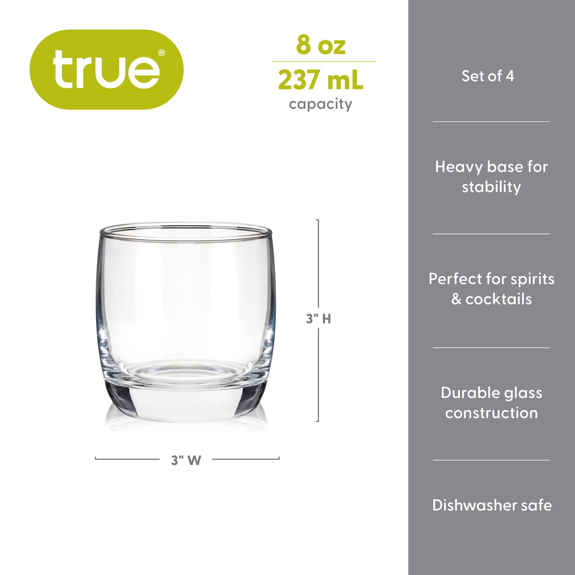 Diego Tasting Glasses, Set of 4