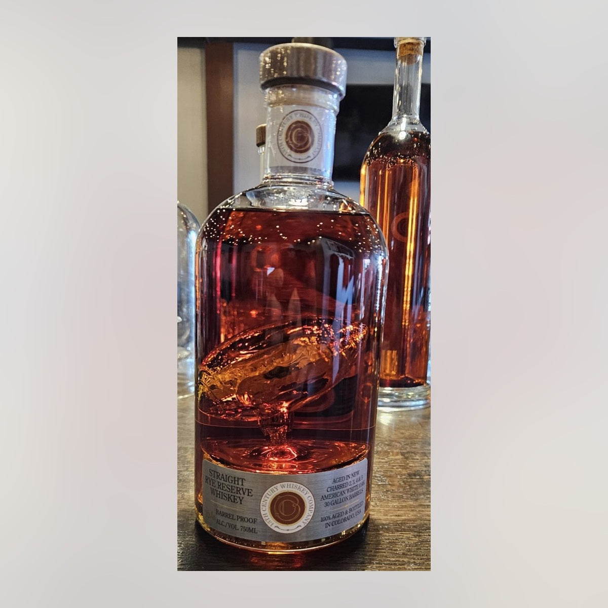 13th Century Straight Rye Reserve Whiskey Football Edition 750 mL bottle