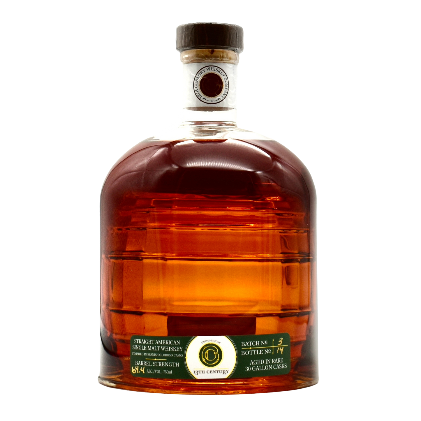 13th Century American Single Malt Whiskey Oloroso Finish Barrel 750ml