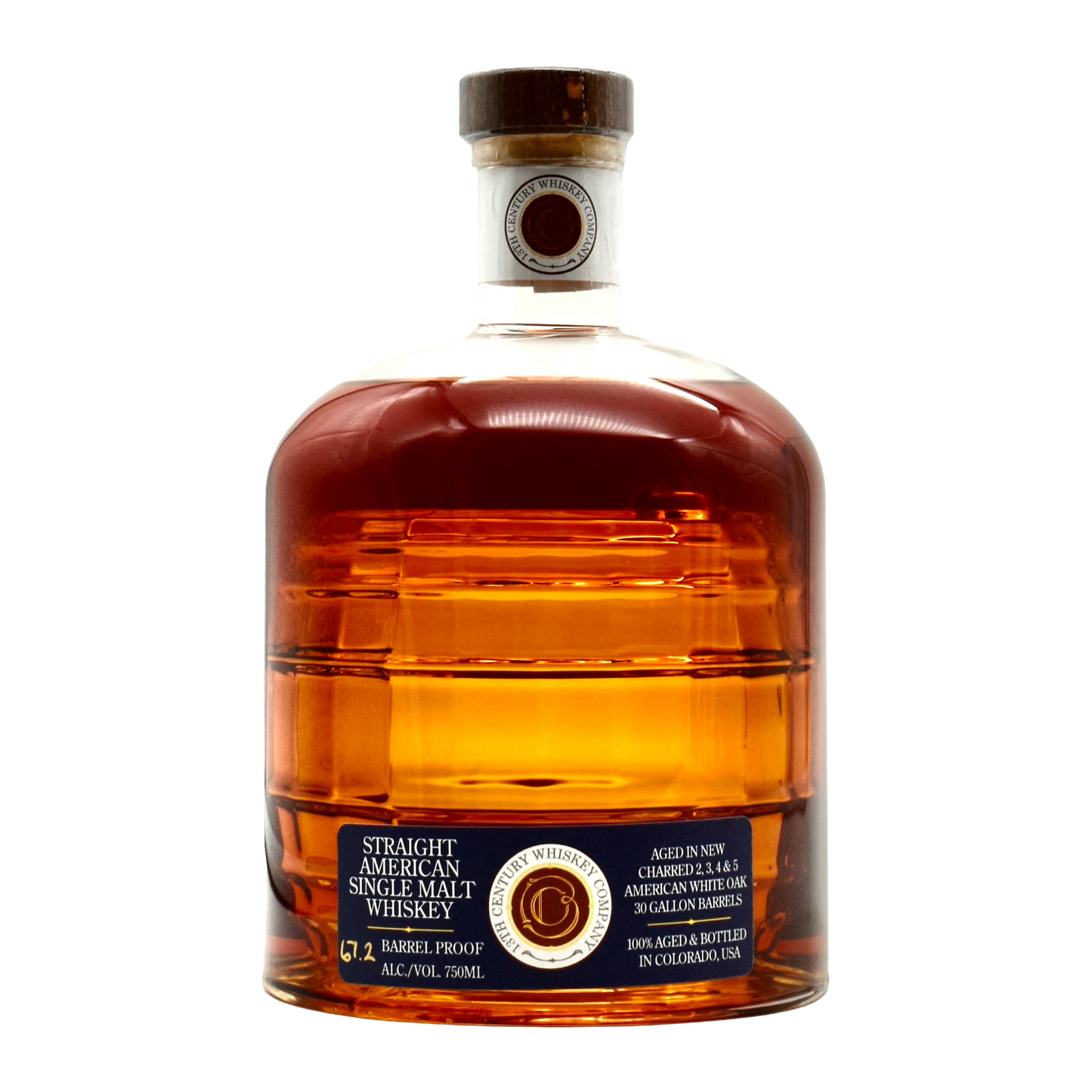 13th Century Straight American Single Malt Whiskey 750ml | Barrel Design