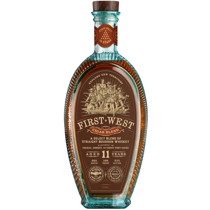 15 Stars First West Cigar Blend Bourbon