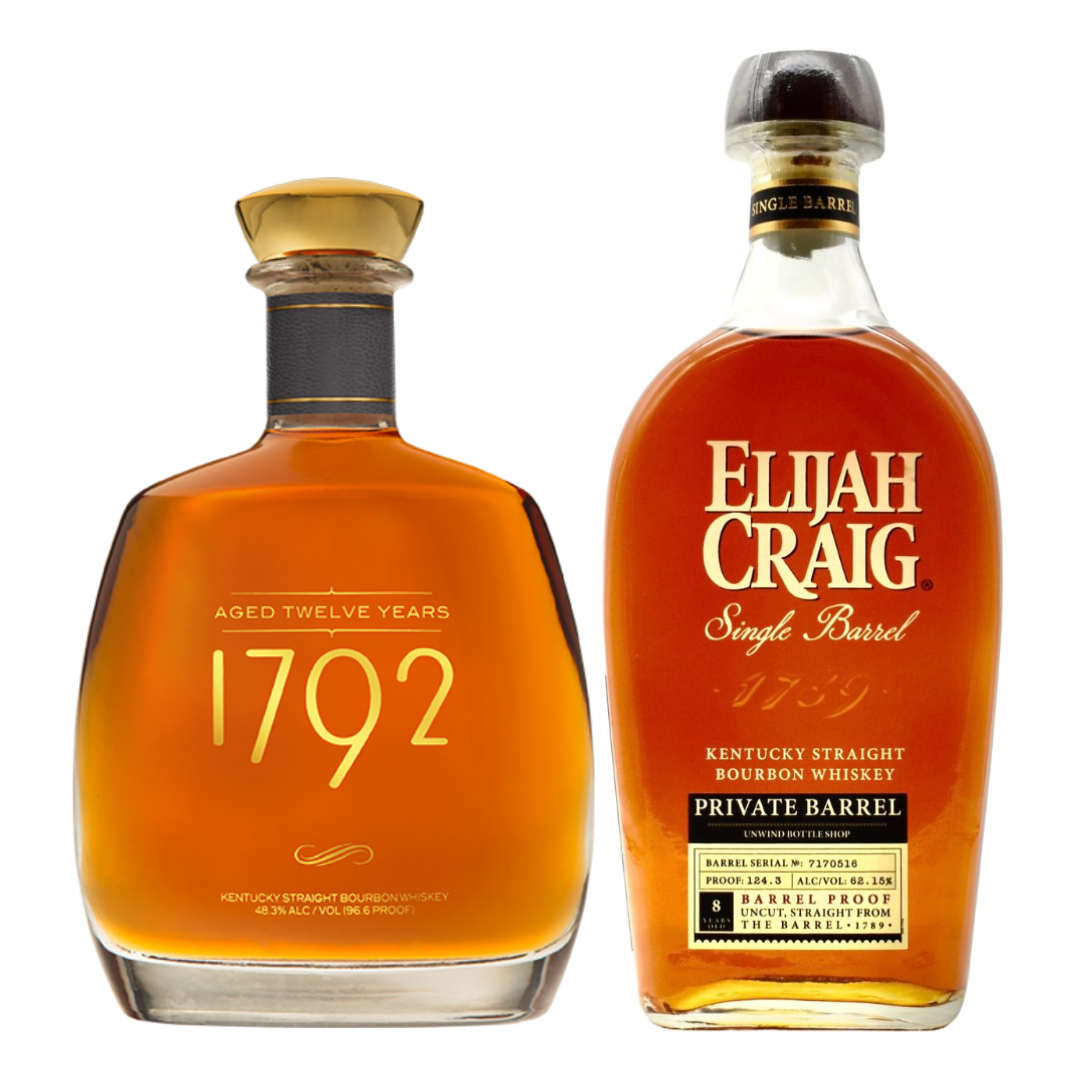 1792 12yr Bourbon & Elijah Craig Store Pick Combo (2x750ml) [Limited Combo]