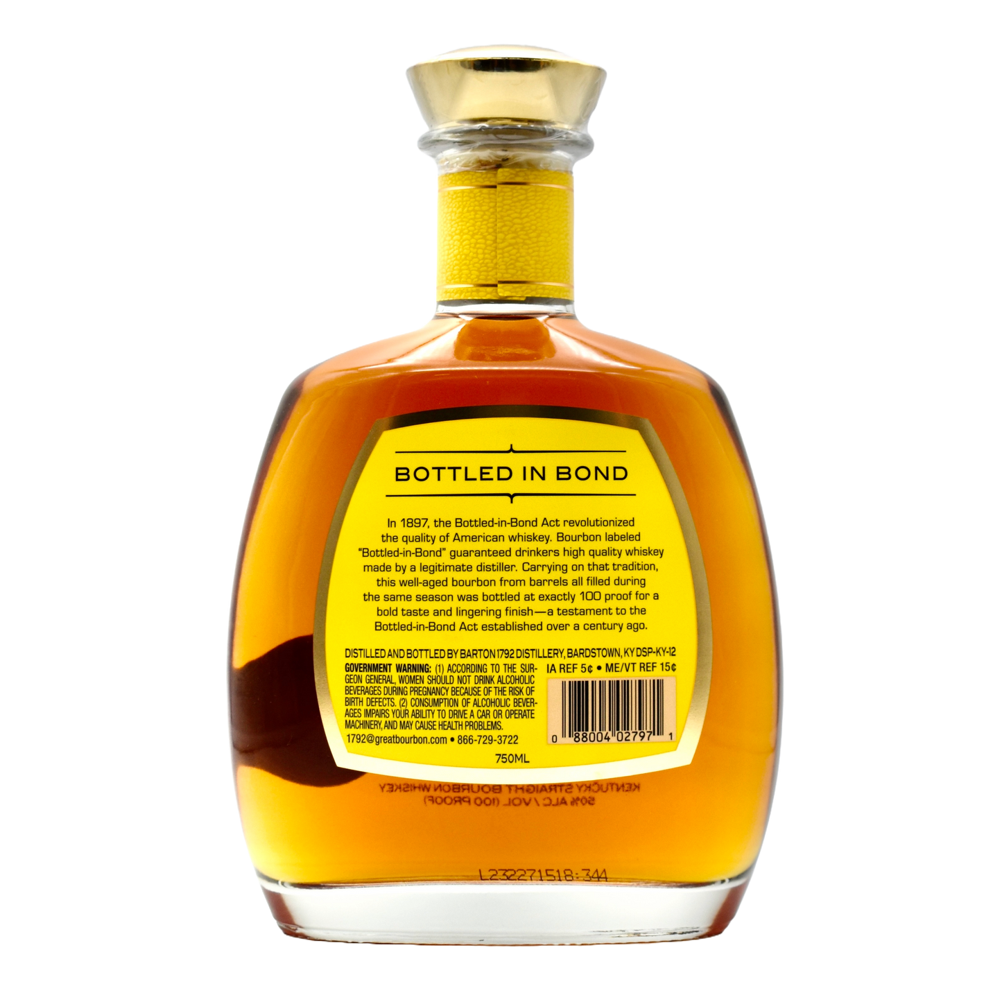 1792 Straight Bourbon Bottled In Bond 750ml [Barrel Select]