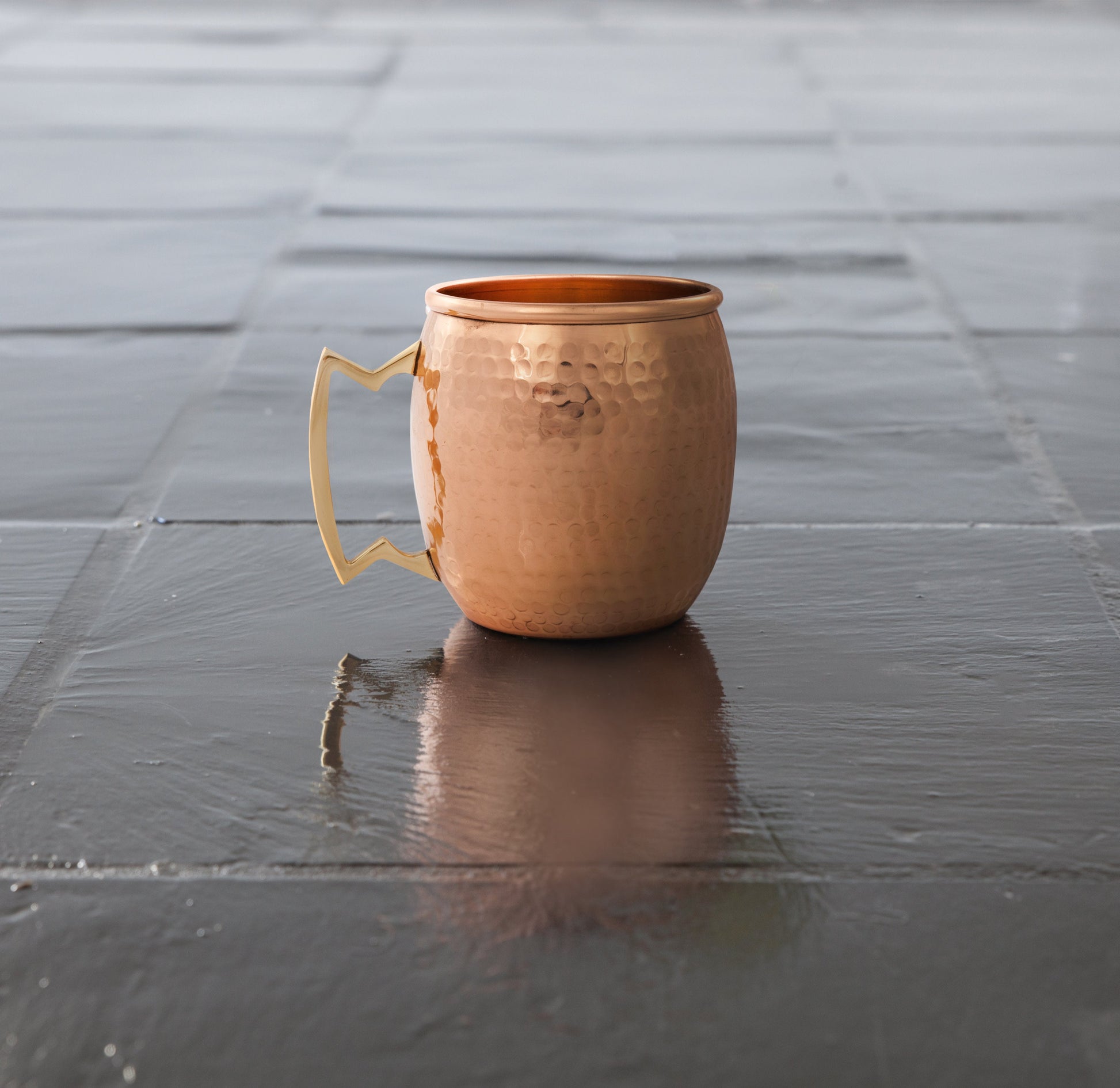 Hammered Moscow Mule Mug in Copper