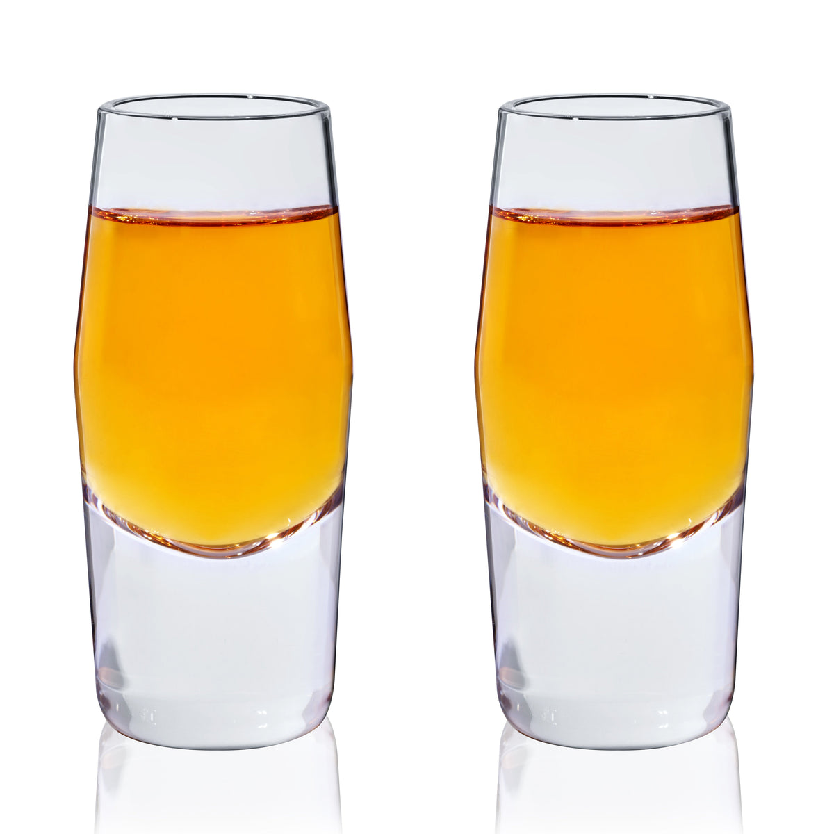 Raye Crystal Heavy Base Shot Glasses, Set of 2