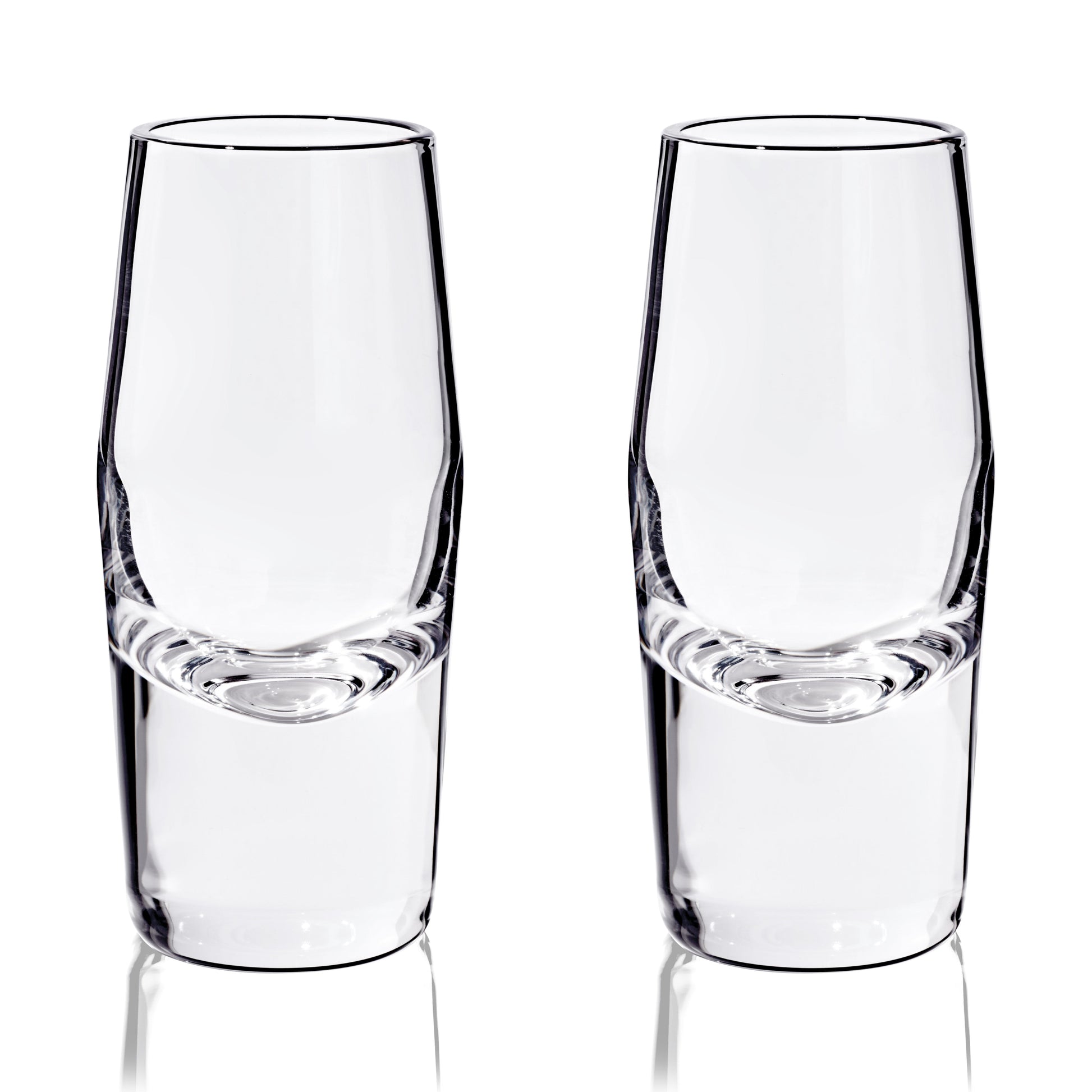Raye Crystal Heavy Base Shot Glasses, Set of 2
