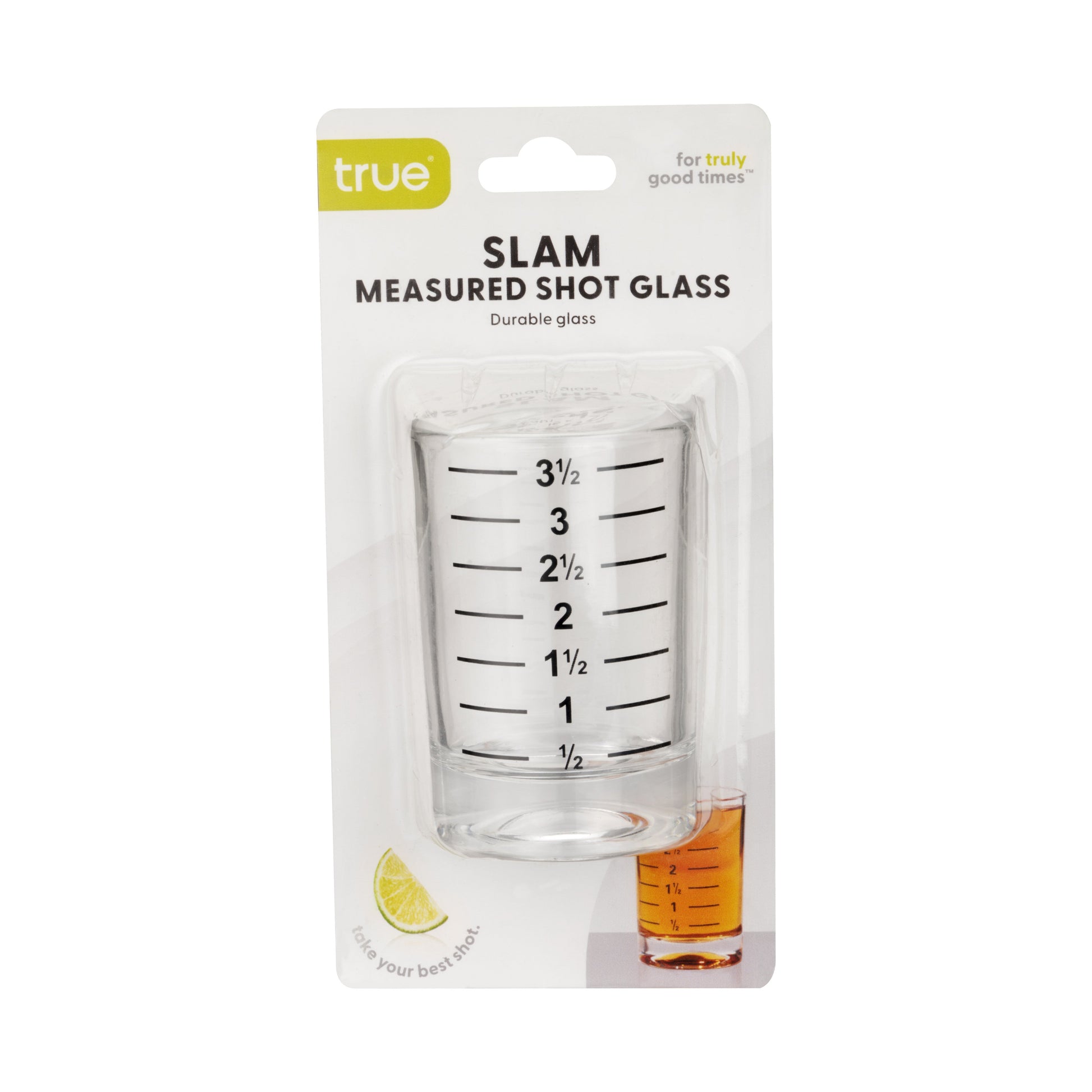 Slam 4 oz Measured Shot Glass