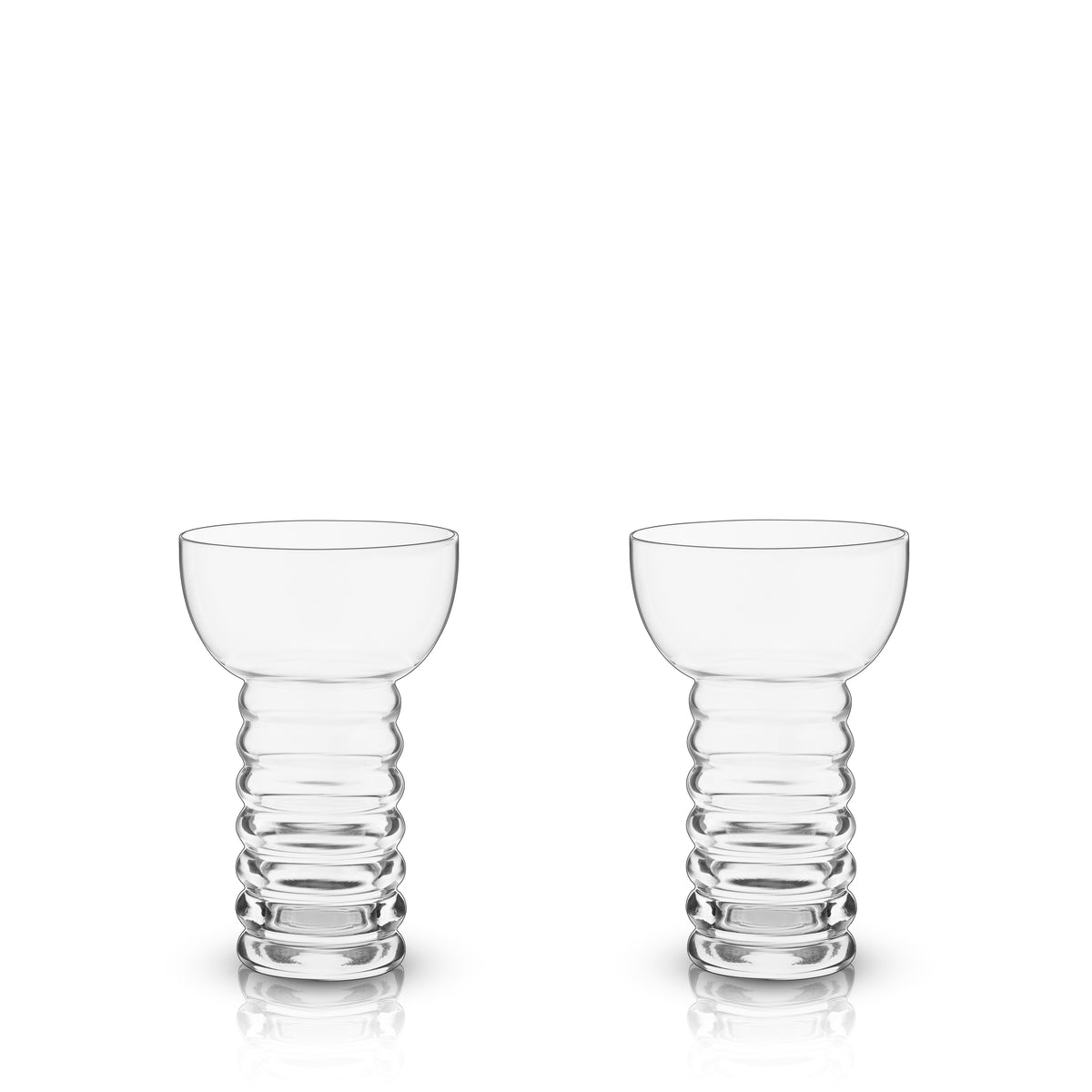 Pacific Crystal Pearl Diver Glasses, Set of 2