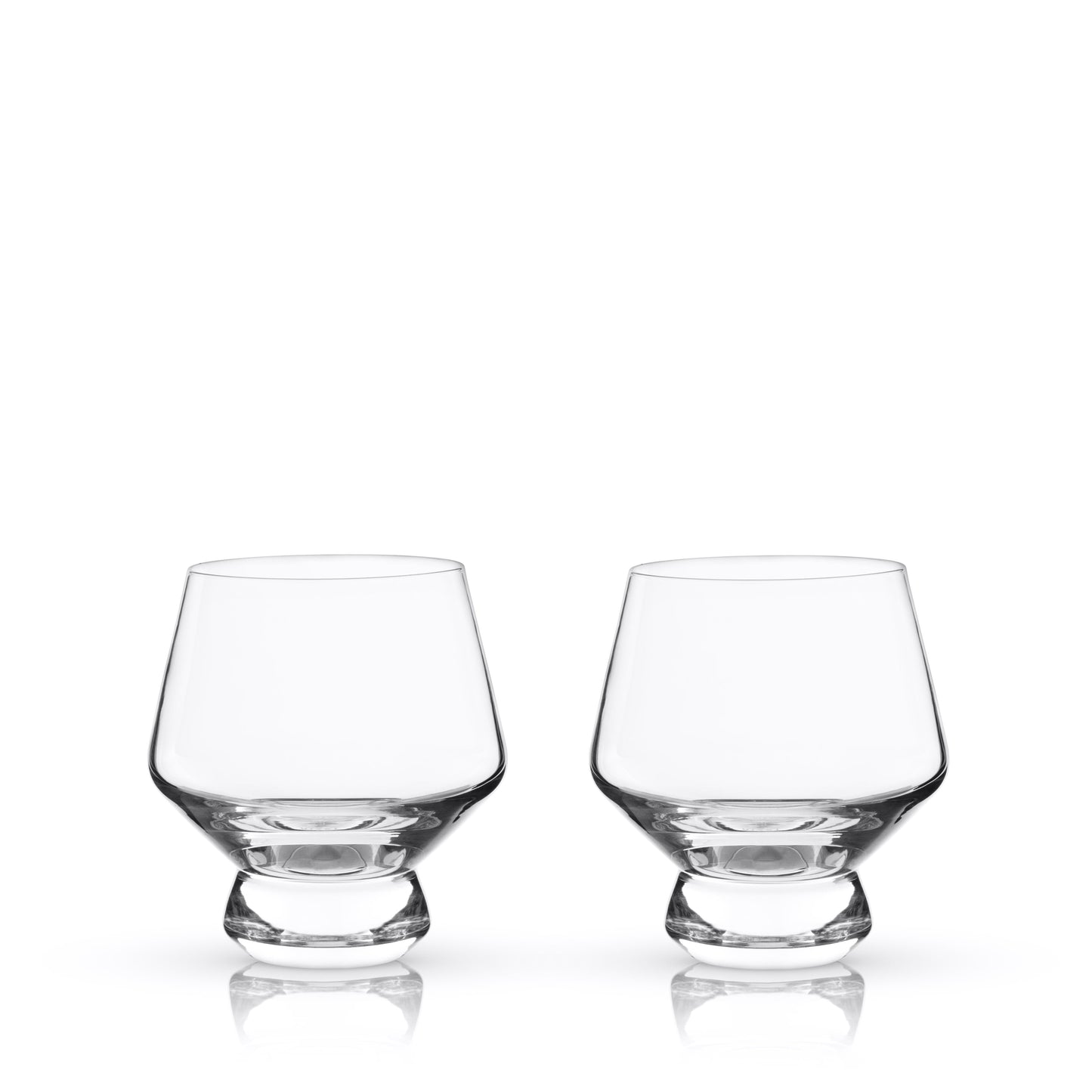 Raye Footed Crystal Punch Glasses, Set of 2