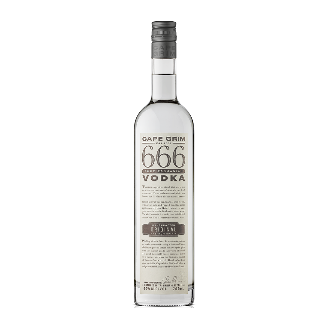 666 Pure Tasmanian Vodka 750ml