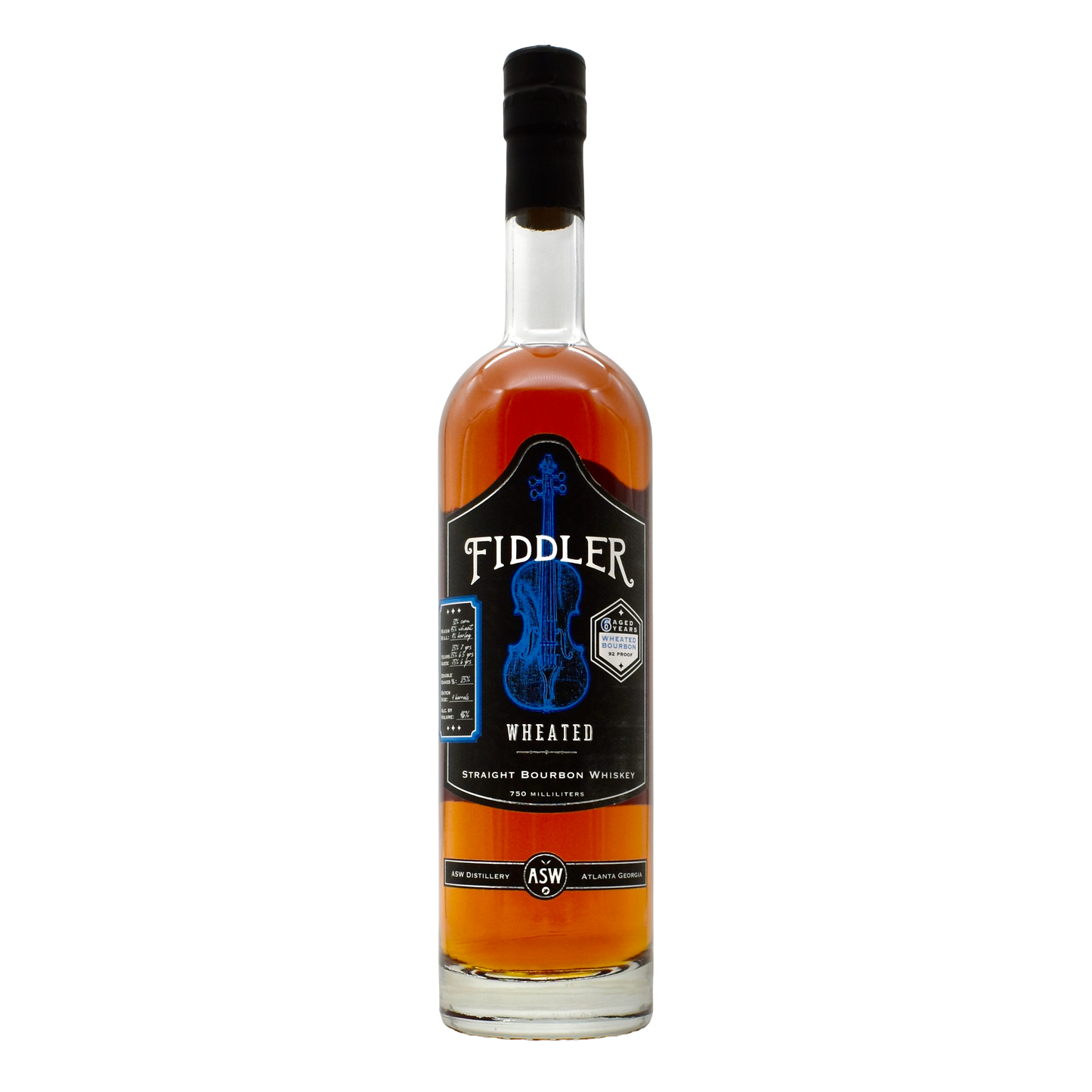 ASW Distillery Fiddler Wheated Bourbon 750ml