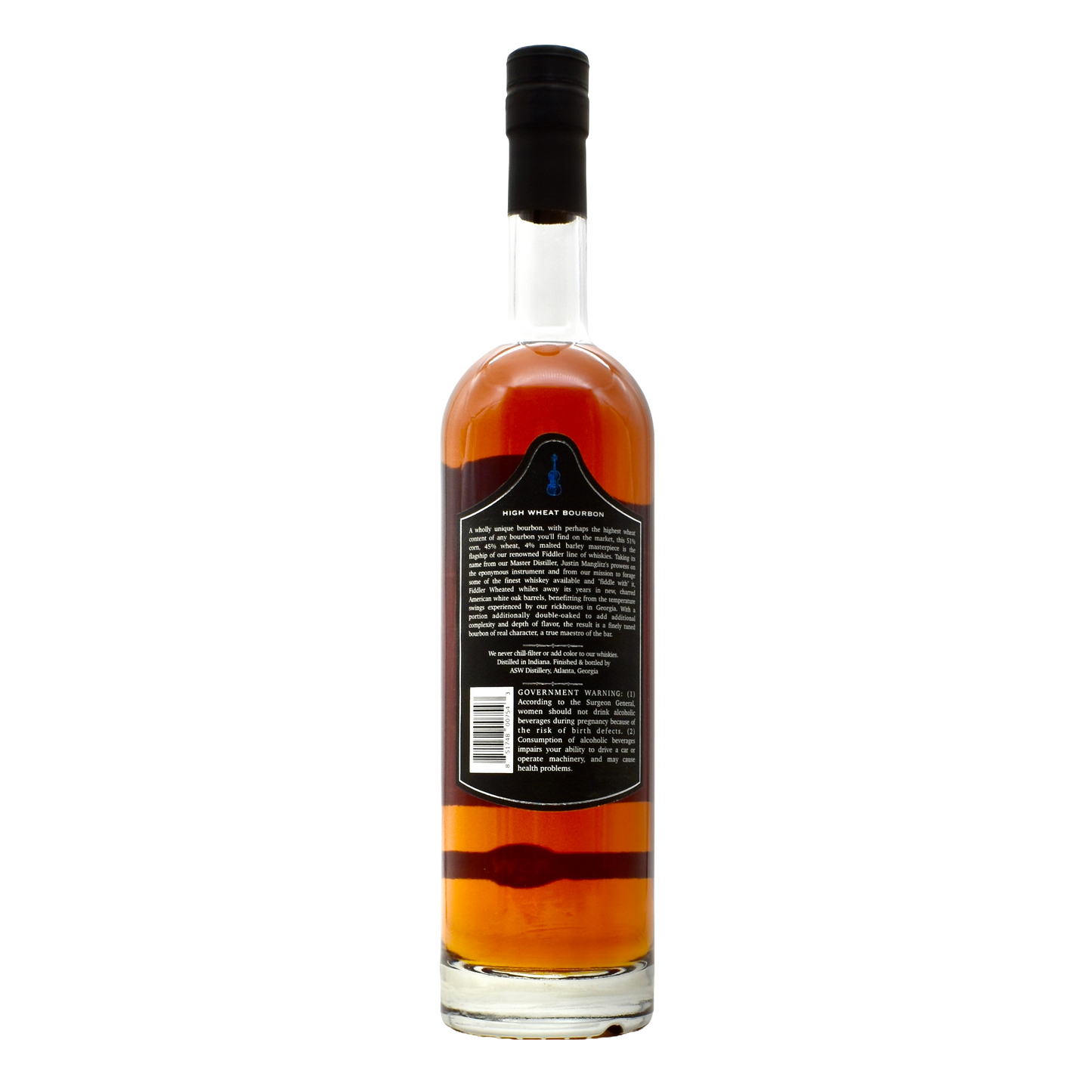 ASW Distillery Fiddler Wheated Bourbon 750ml