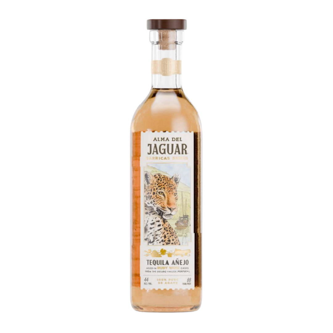 Alma del Jaguar Barricas Tequila Anejo Aged Ruby Wine Cask Cask 750ml