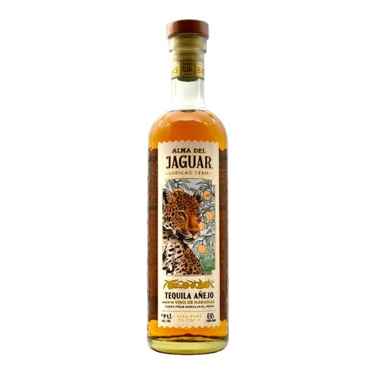 Alma del Jaguar Barricas Tequila Anejo Aged Vino de Naranja Cask 750ml
